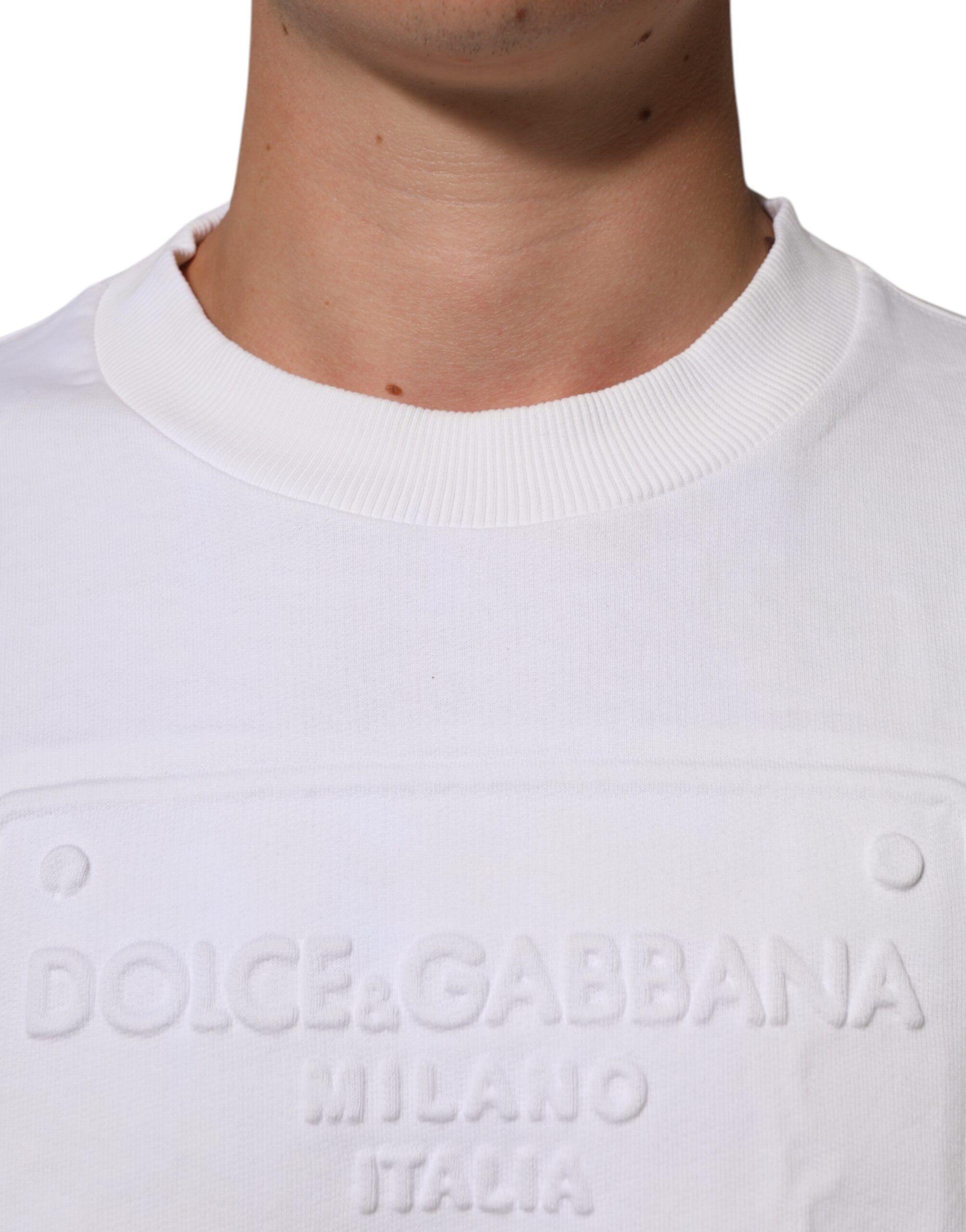 Embossed Logo Men Sweatshirt Men's Sweater (Pre-Owned) - Dolce & Gabbana - Modalova