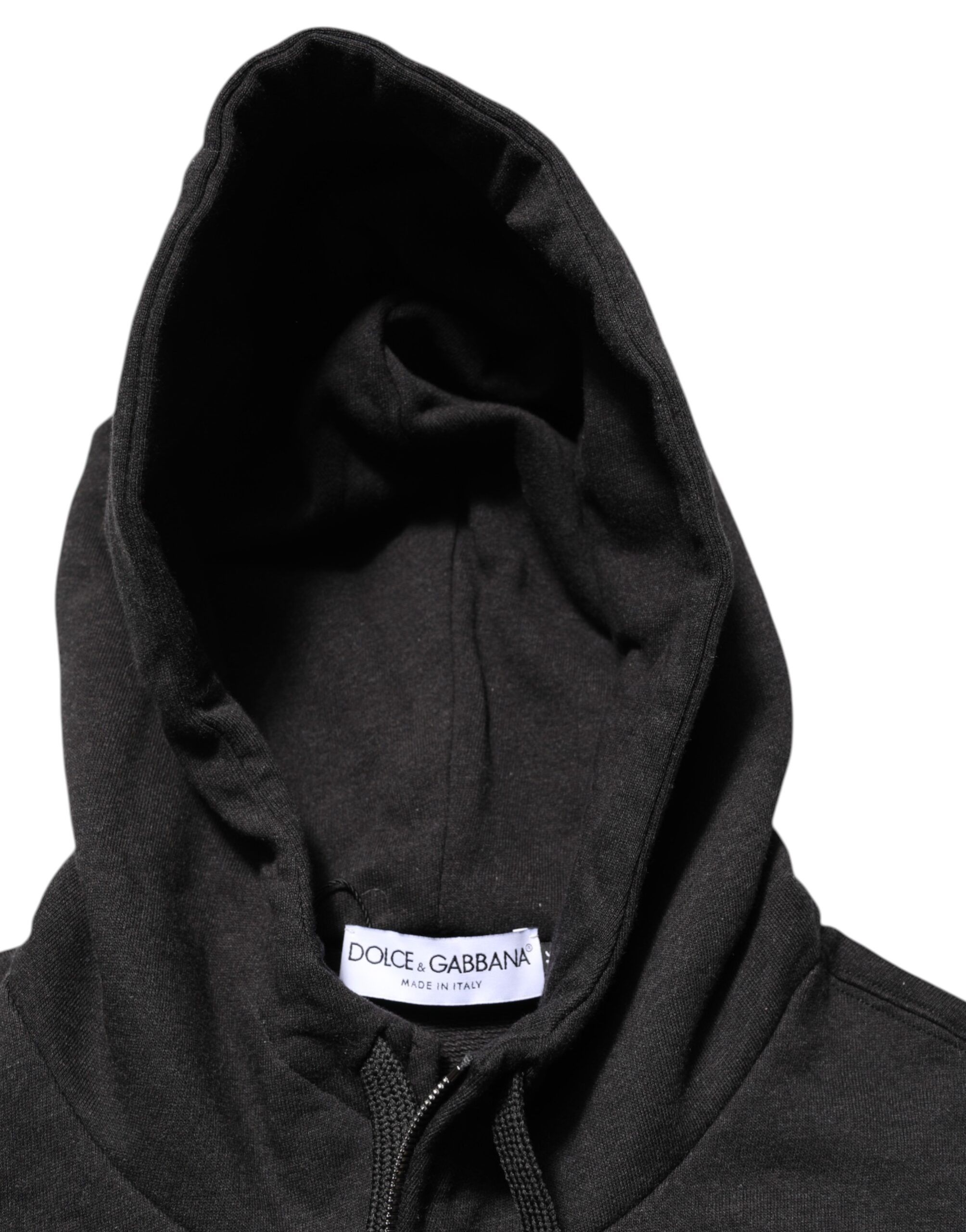 Logo FullZip Hooded Sweatshirt Men's Sweater - Dolce & Gabbana - Modalova