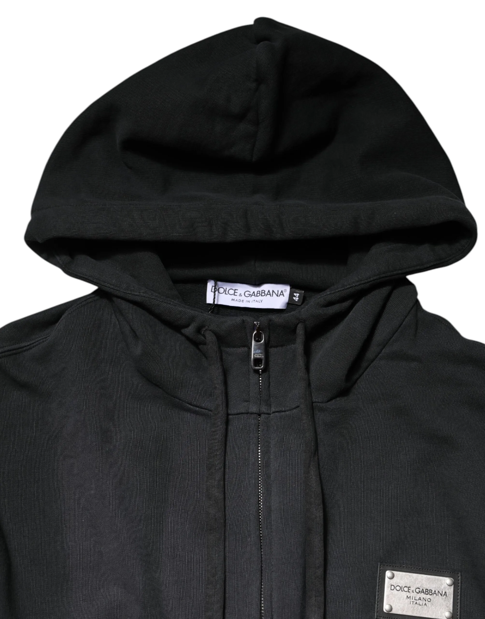 Logo FullZip Hooded Sweatshirt Men's Sweater (Pre-Owned) - Dolce & Gabbana - Modalova