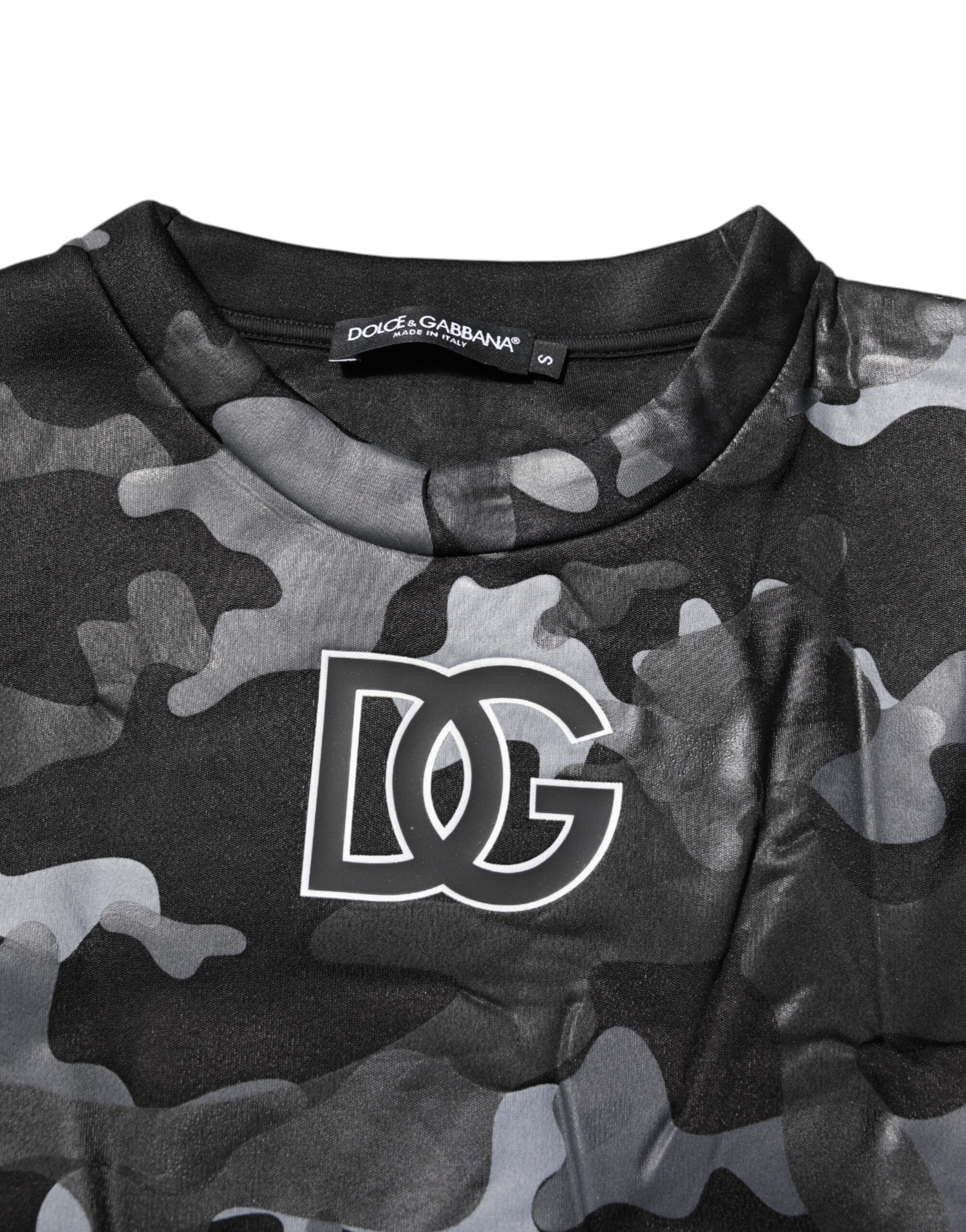 Camouflage Round Neck Sweatshirt Men's Sweater (Pre-Owned) - Dolce & Gabbana - Modalova