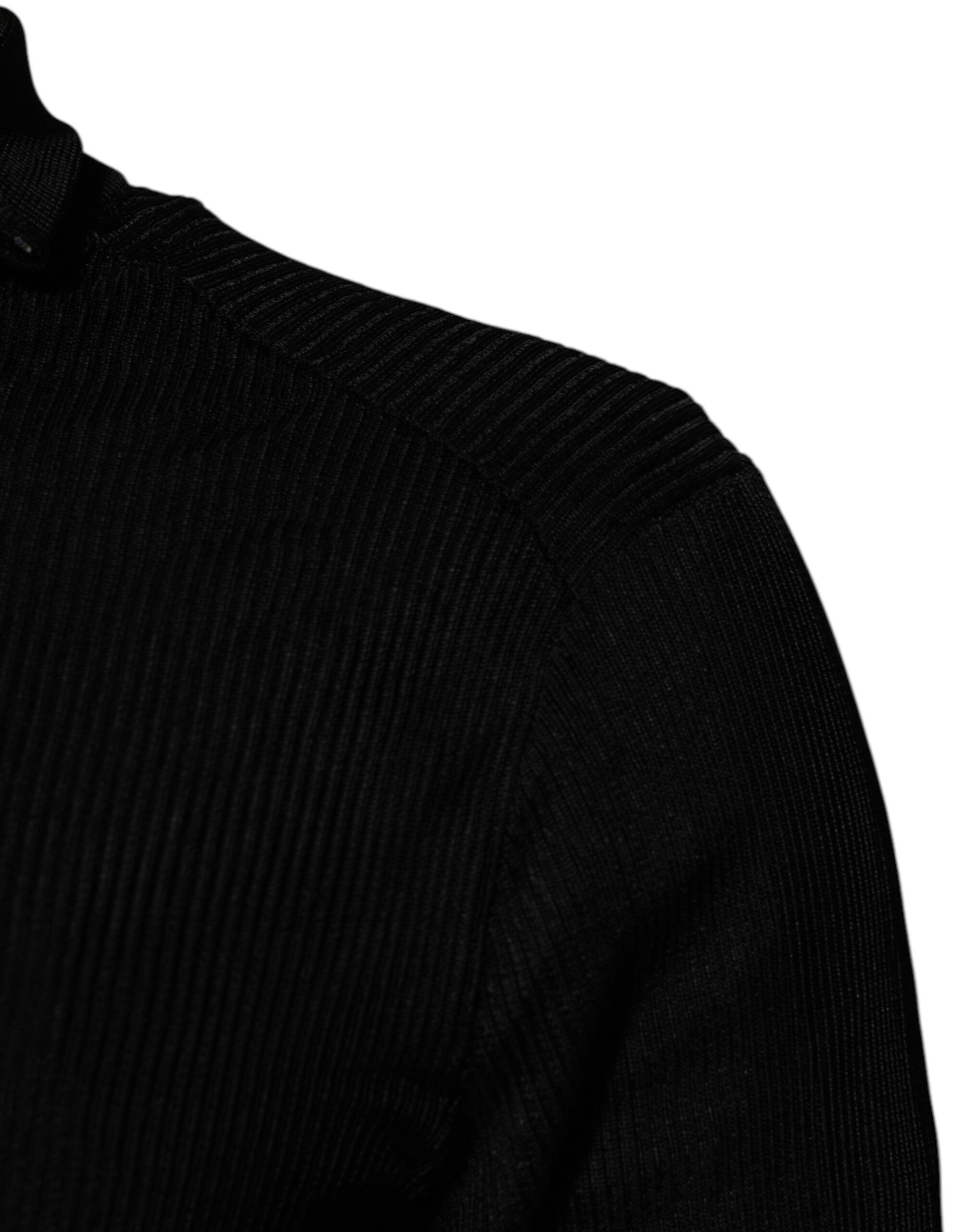 Viscose Turtle Neck Pullover Men's Sweater - Dolce & Gabbana - Modalova