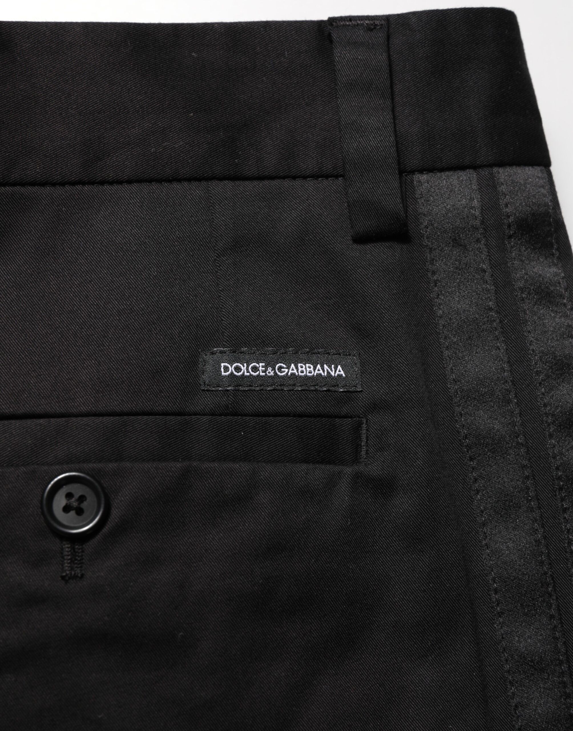 Cotton Stretch Casual Trouser Men's Pants - Dolce & Gabbana - Modalova