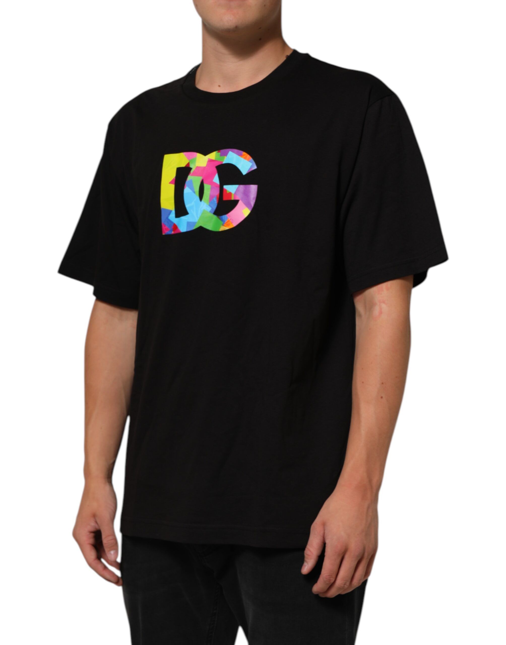 Logo Print Cotton Men Crew Neck Men's T-shirt (Pre-Owned) - Dolce & Gabbana - Modalova