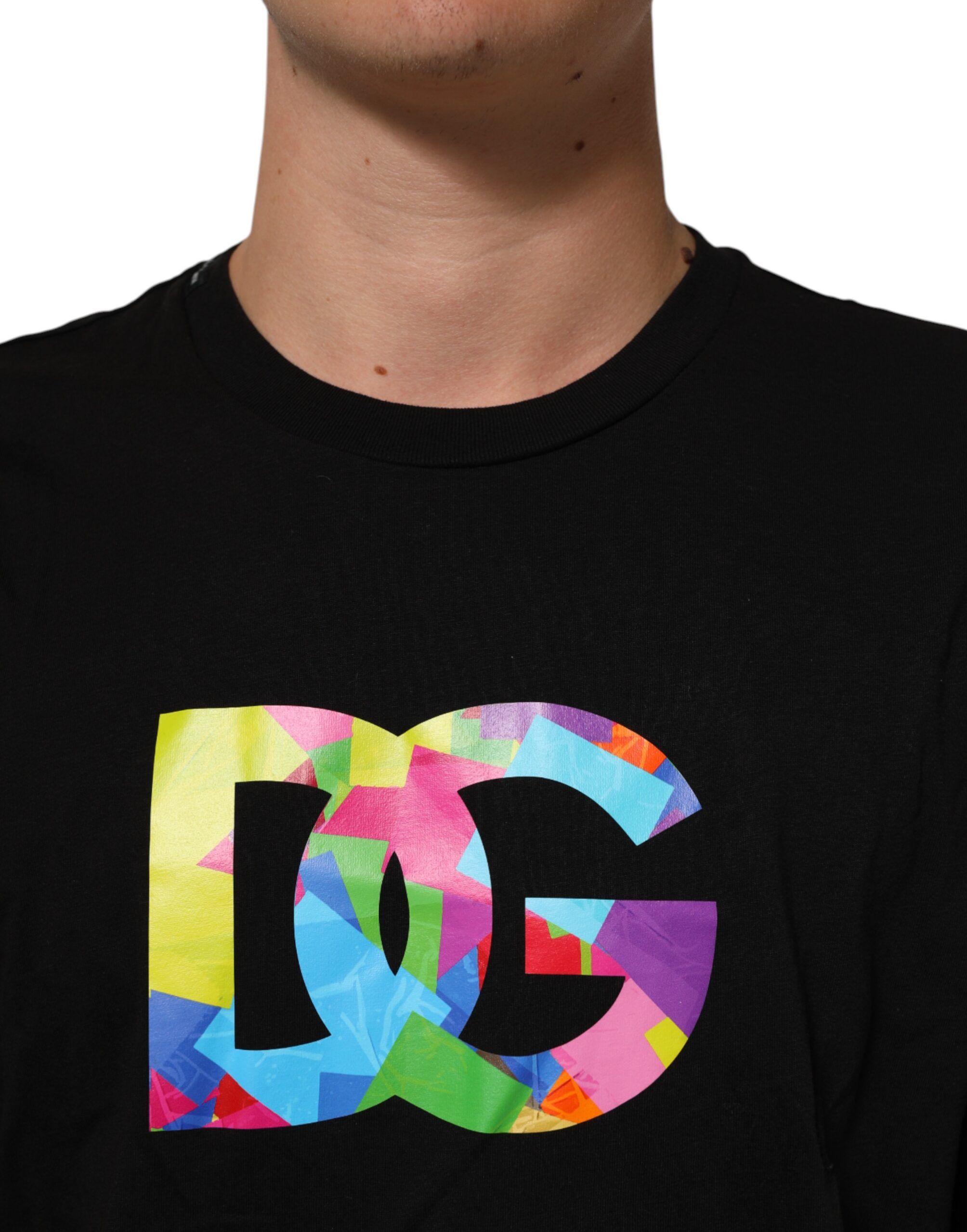 Logo Print Cotton Crew Neck Men's T-shirt (Pre-Owned) - Dolce & Gabbana - Modalova