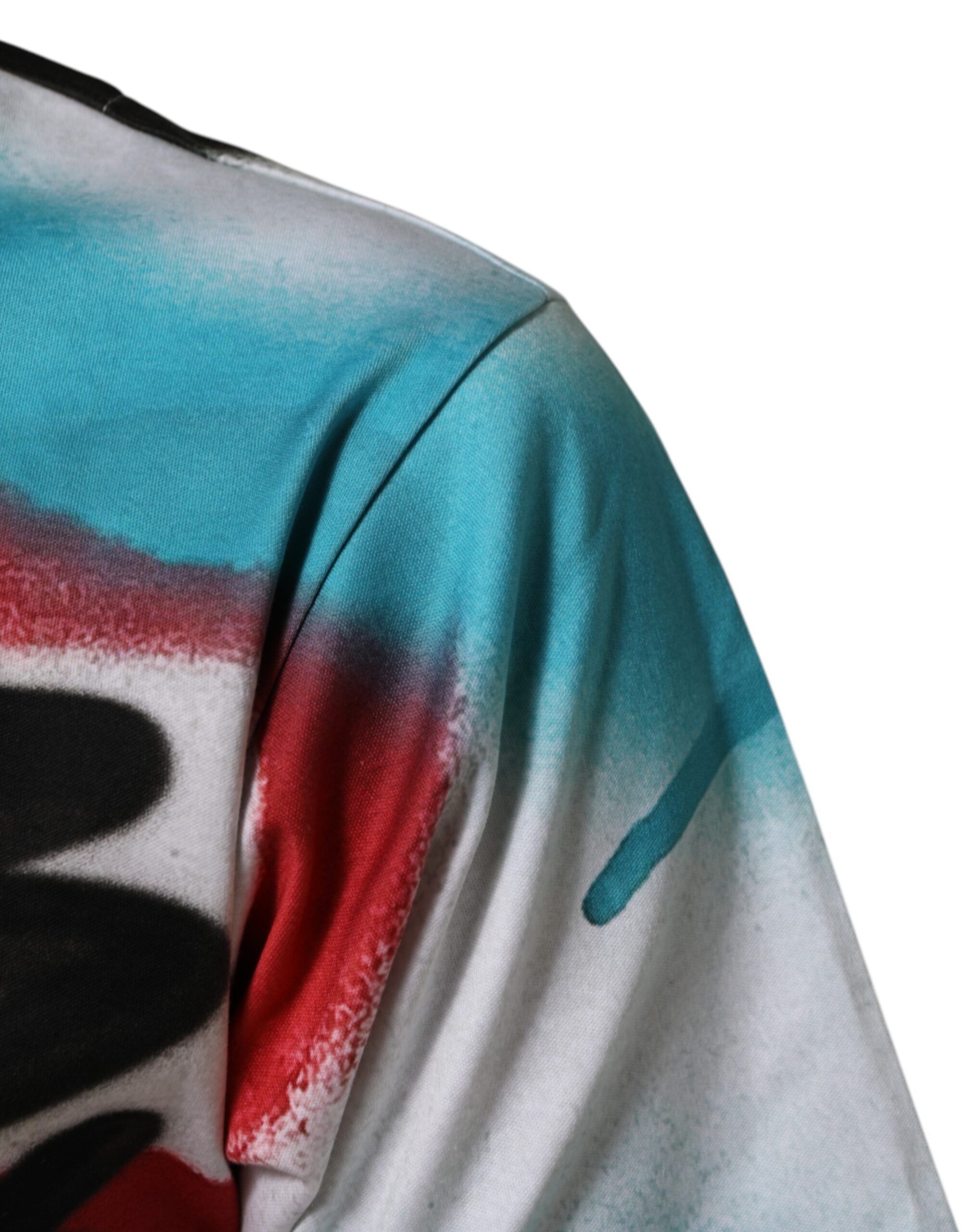 Graffiti Crew Neck Short Sleeves Men's T-shirt - Dolce & Gabbana - Modalova