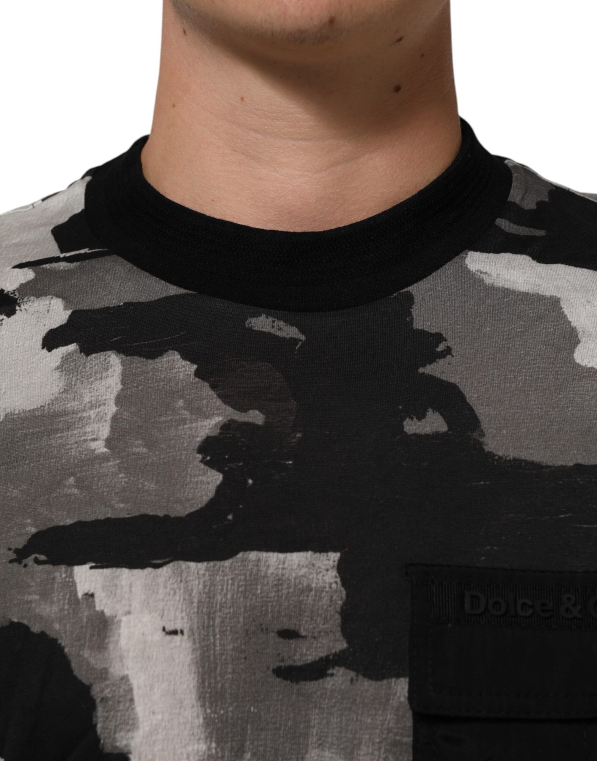 Camouflage Men Short Sleeves Men's T-shirt - Dolce & Gabbana - Modalova