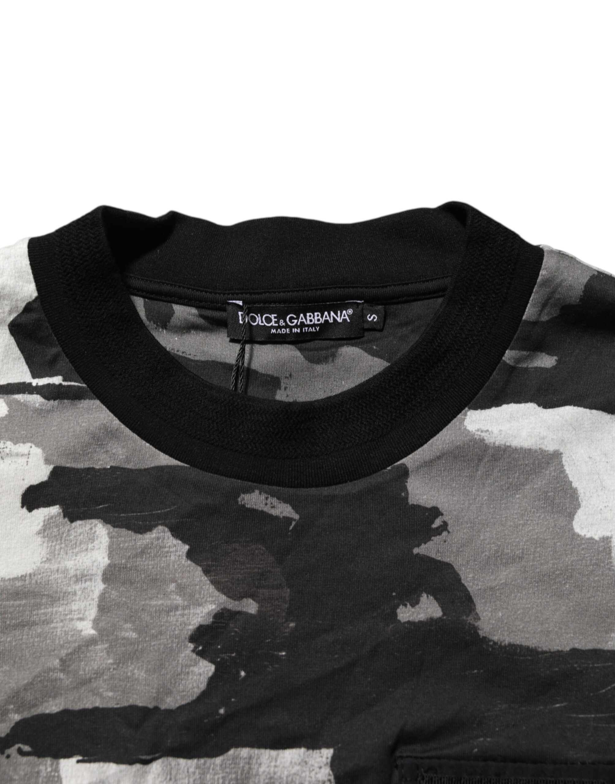 Camouflage Men Short Sleeves Men's T-shirt - Dolce & Gabbana - Modalova