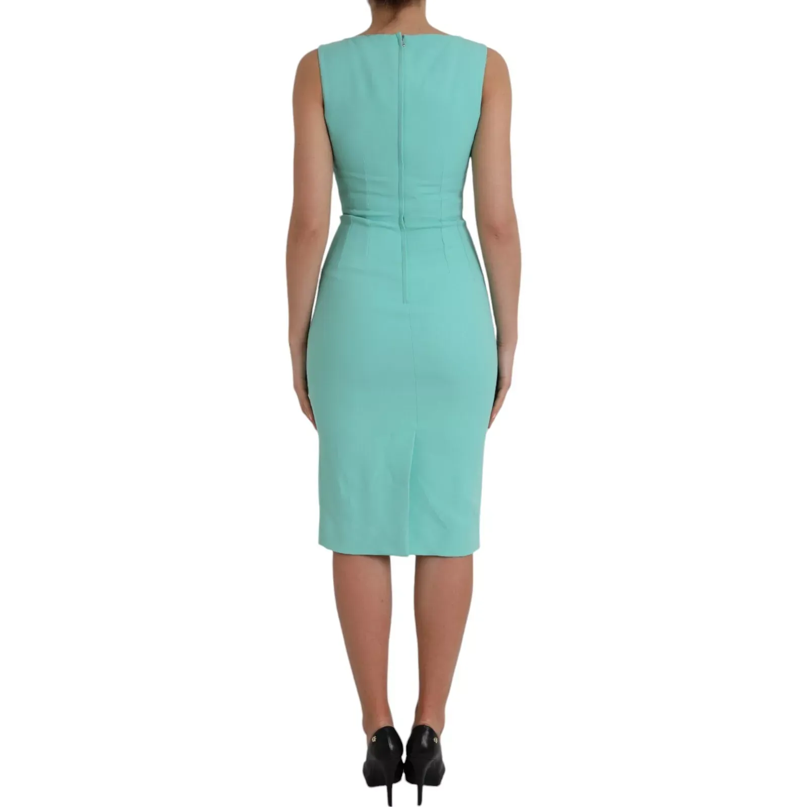 Viscose Sleeveless Sheath Midi Women's Dress (Pre-Owned) - Dolce & Gabbana - Modalova