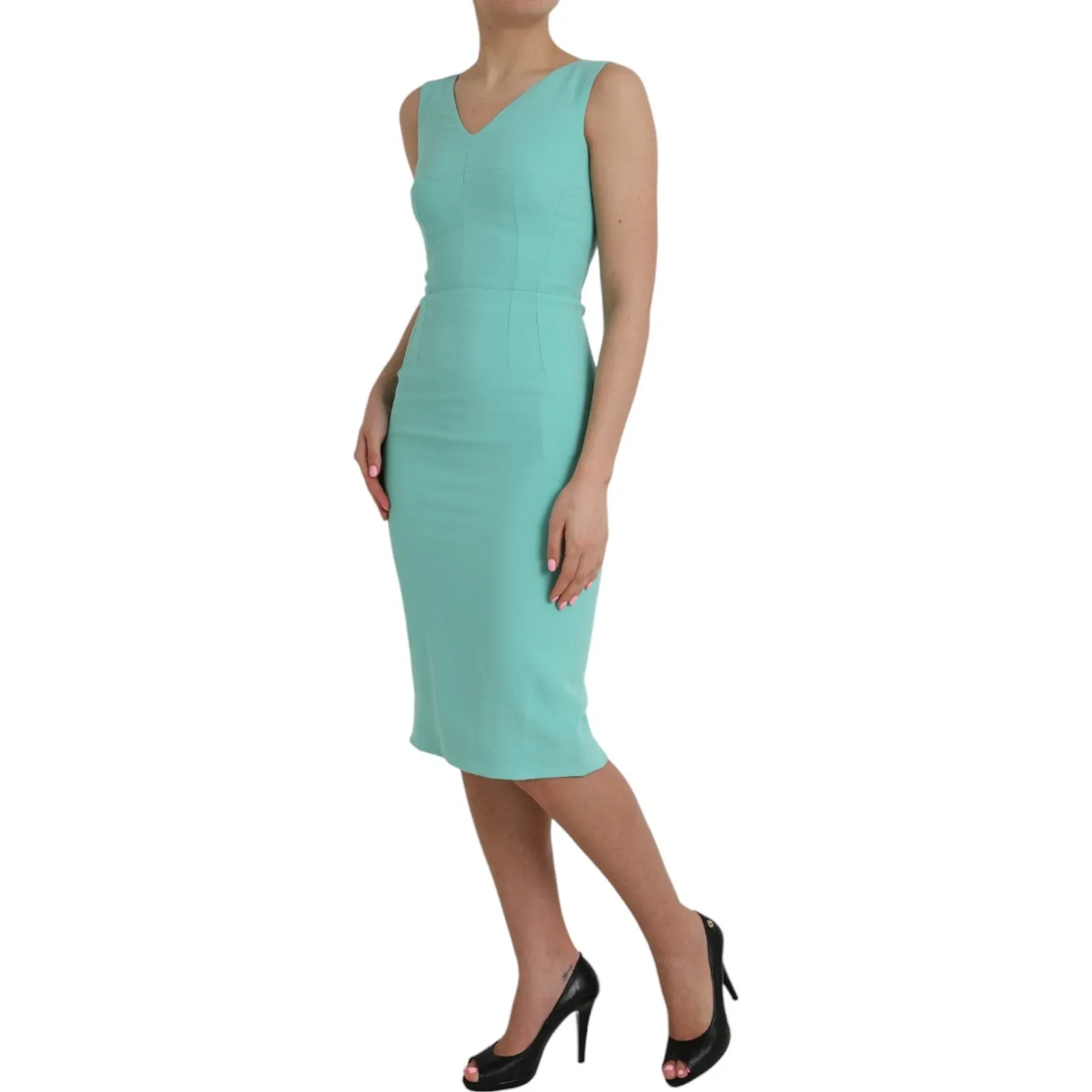 Viscose Sleeveless Sheath Midi Women's Dress (Pre-Owned) - Dolce & Gabbana - Modalova