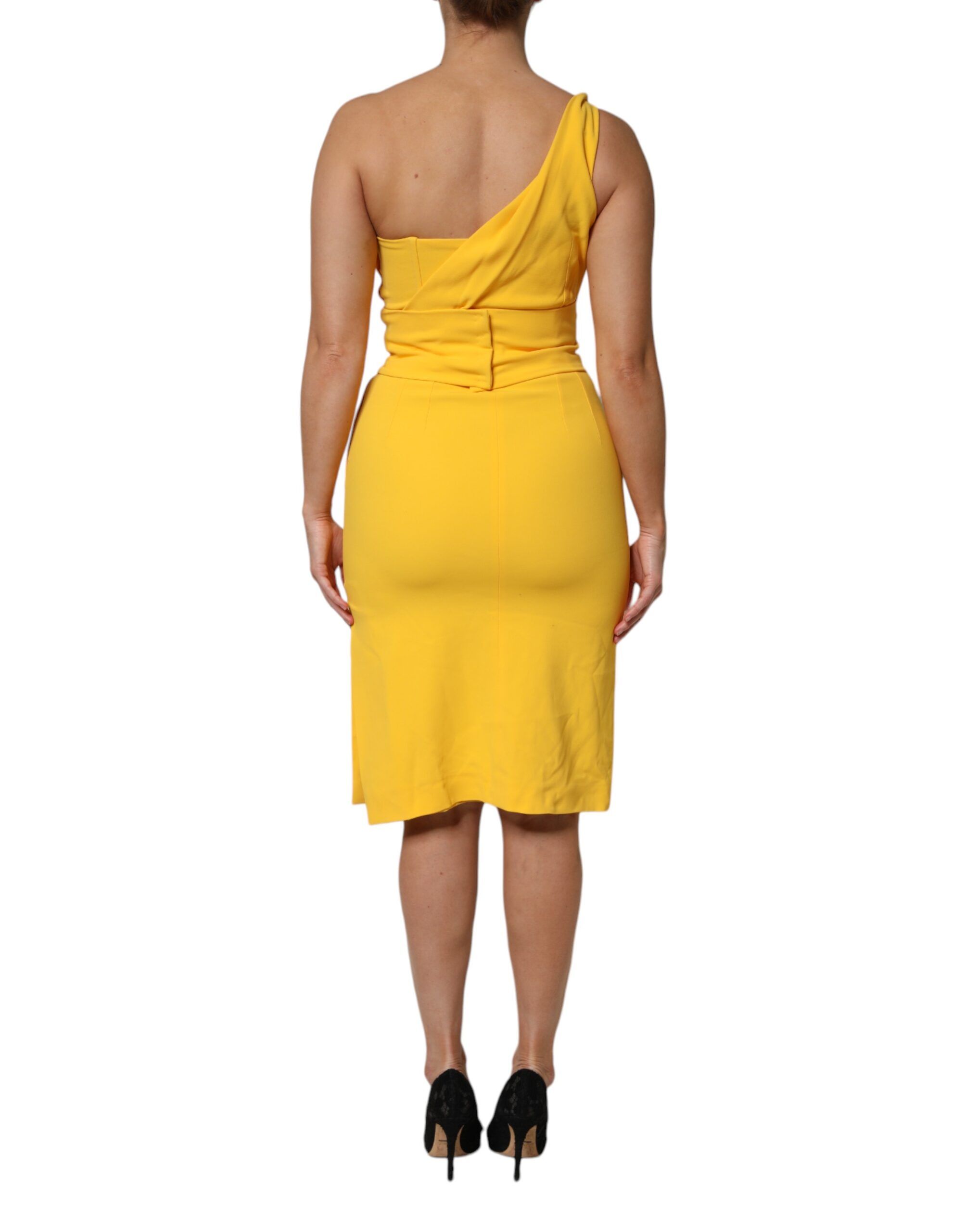 One Shoulder Side Slit Sheath Women's Dress (Pre-Owned) - Dolce & Gabbana - Modalova