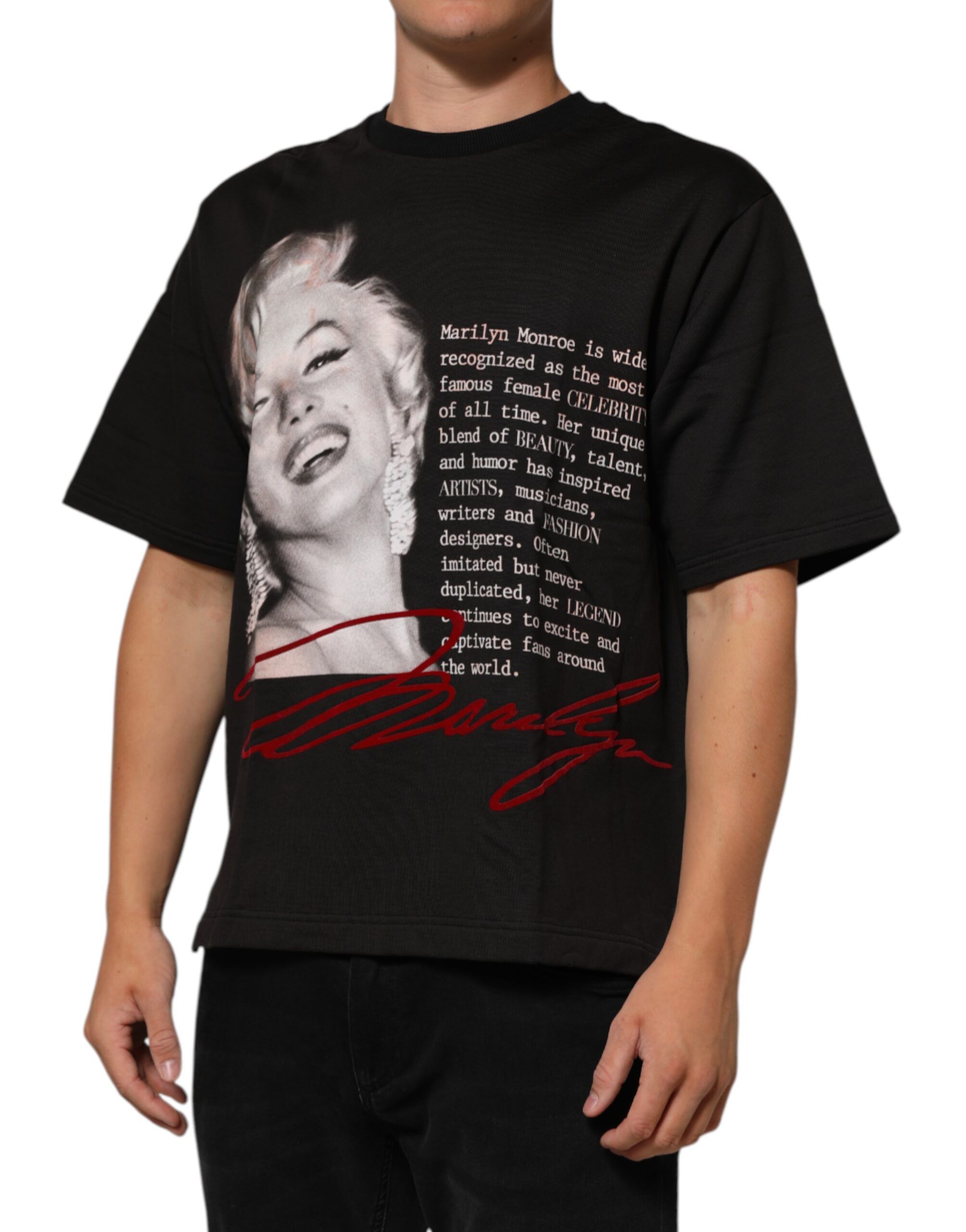 Marilyn Monroe Cotton Crew Neck Men's T-shirt (Pre-Owned) - Dolce & Gabbana - Modalova