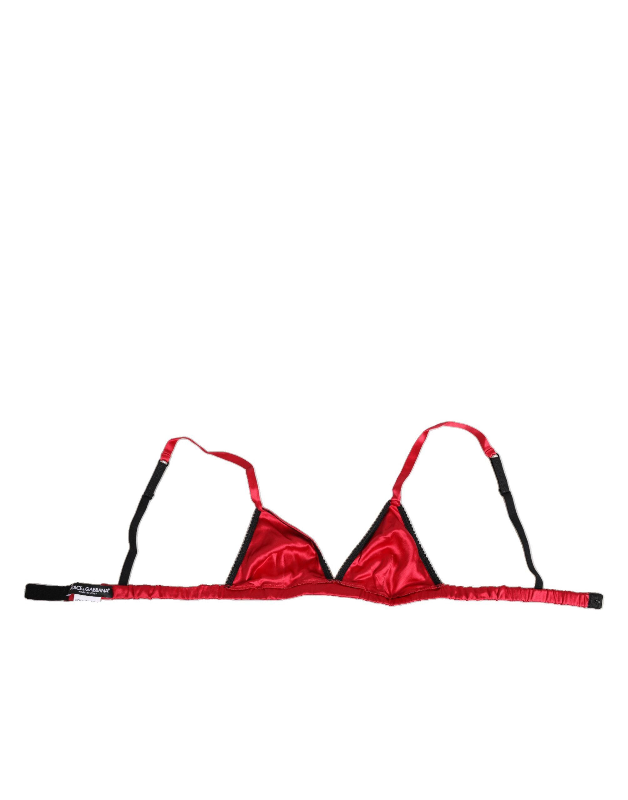 Silk Satin Triangle Soft Cup Br Women's Underwear - Dolce & Gabbana - Modalova