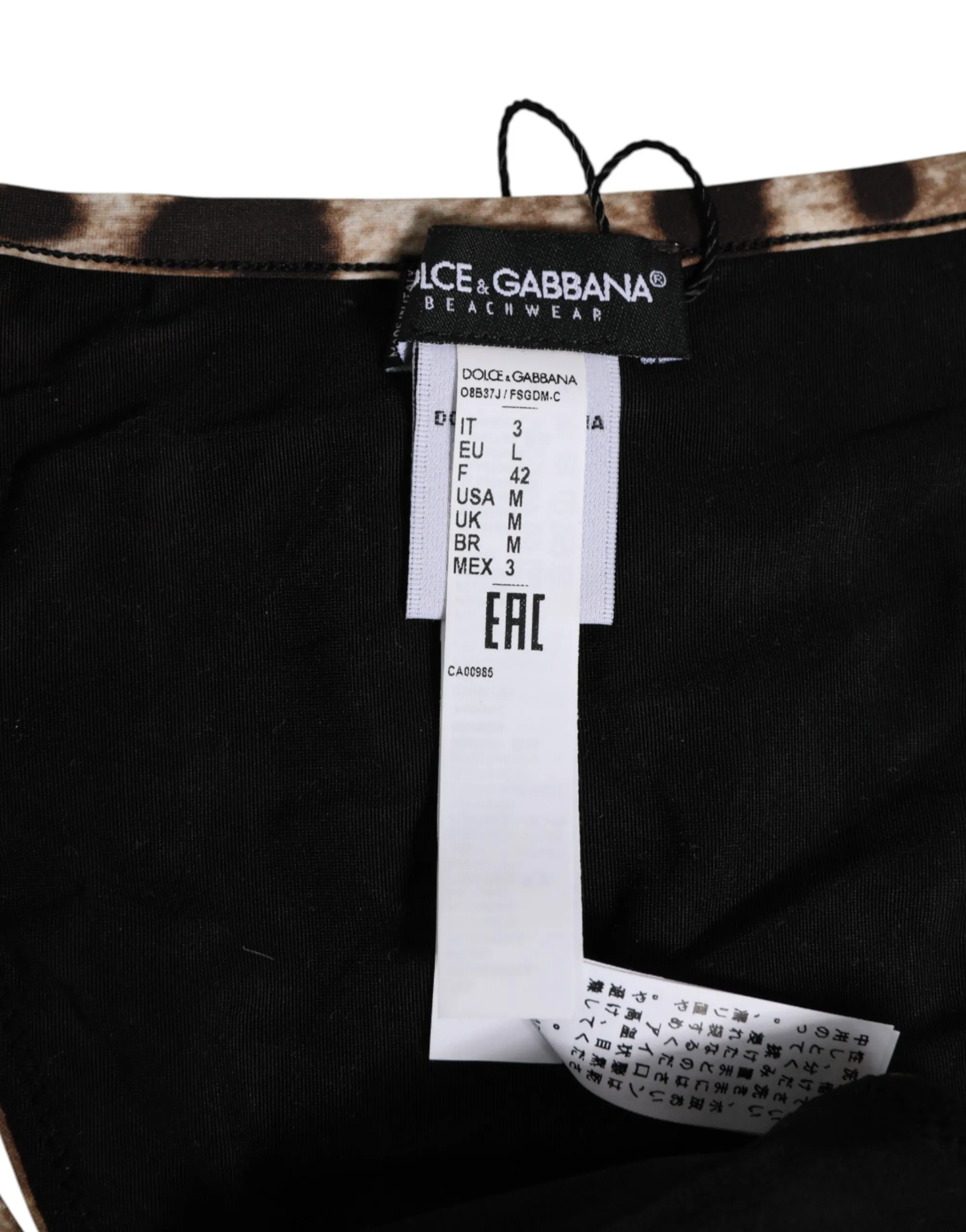 Leopard Triangle Tanga Panty Women's Underwear - Dolce & Gabbana - Modalova