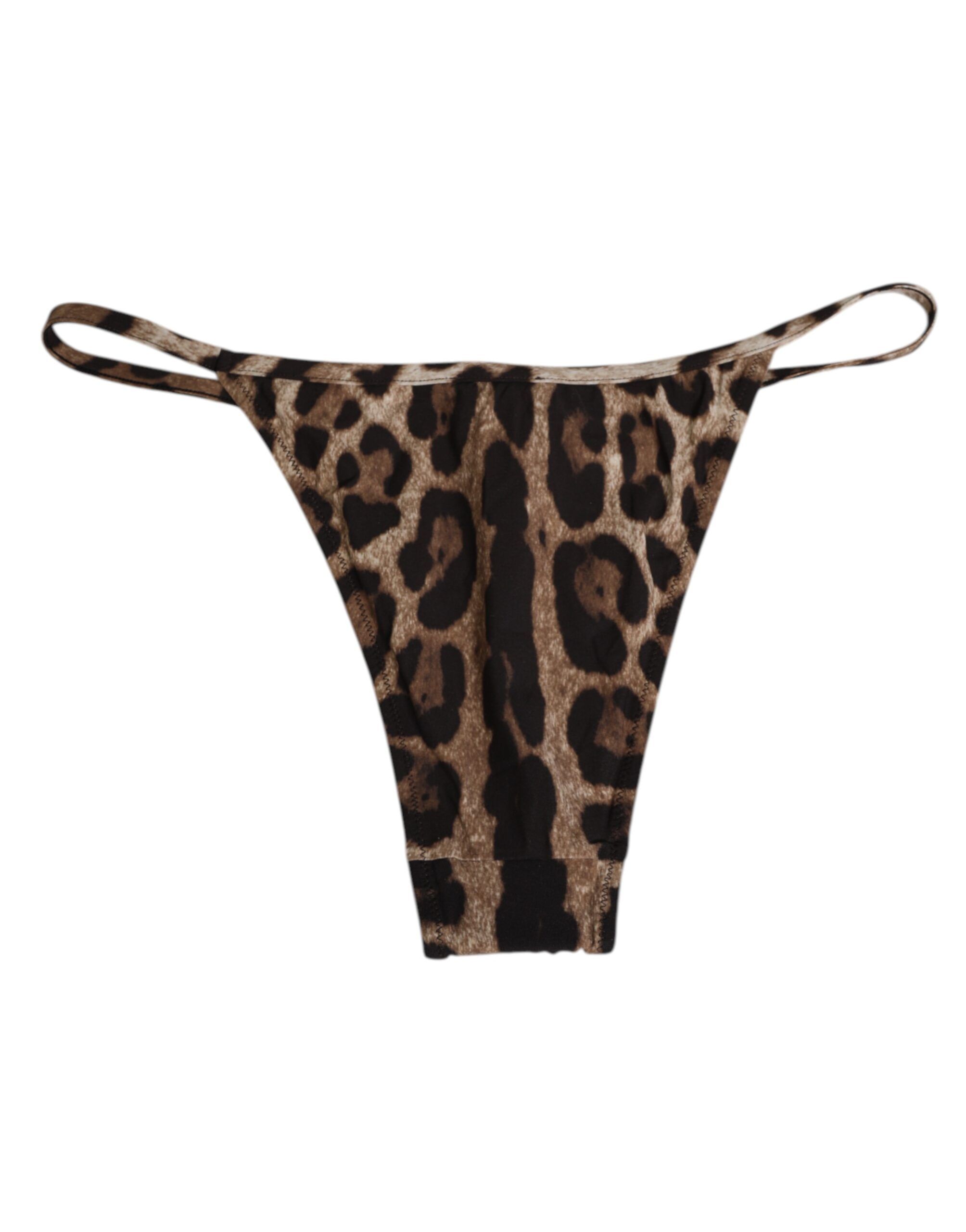 Leopard Triangle Tanga Panty Women's Underwear - Dolce & Gabbana - Modalova