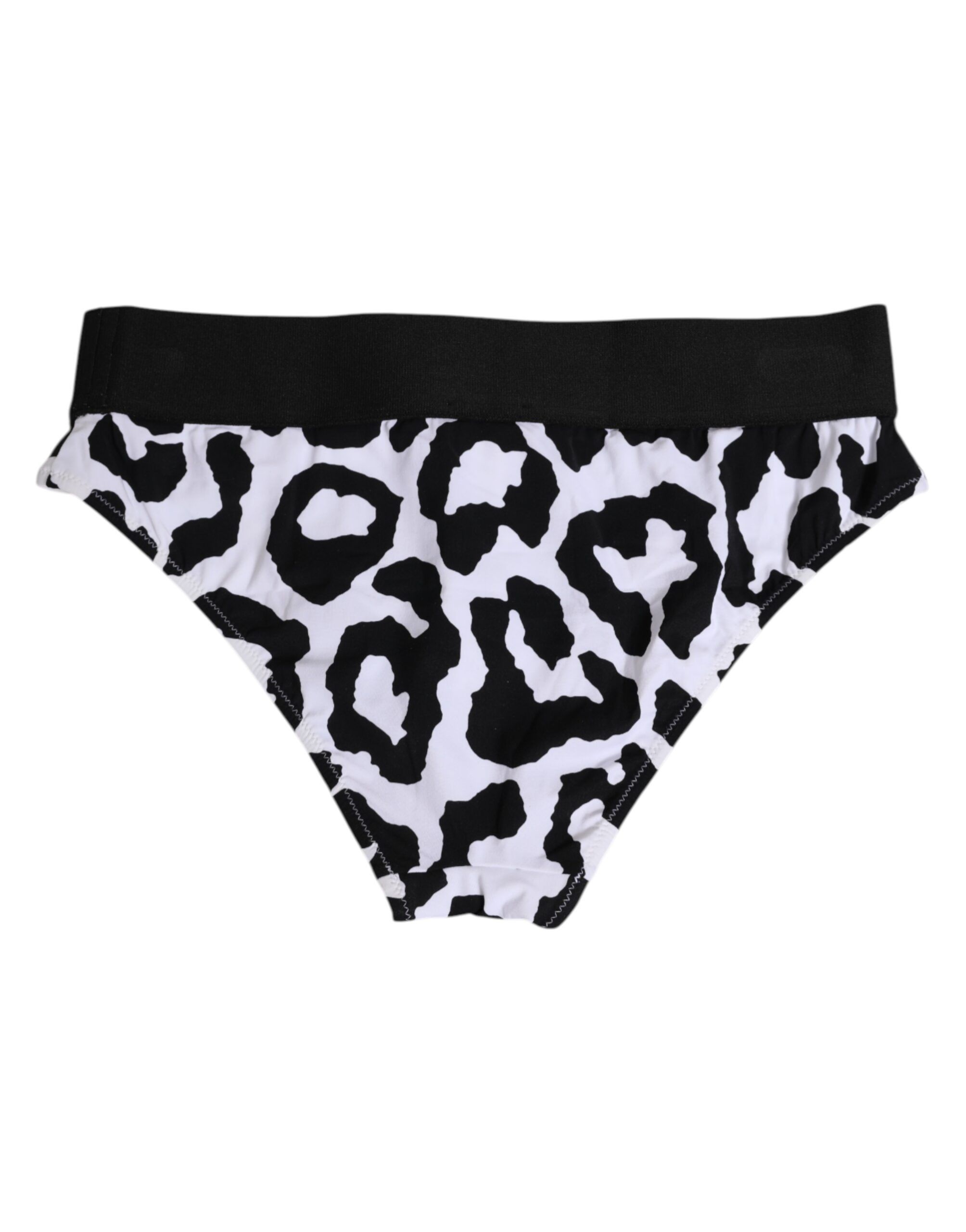 White Leopard Nylon High Waist Panty Women's Underwear - Dolce & Gabbana - Modalova