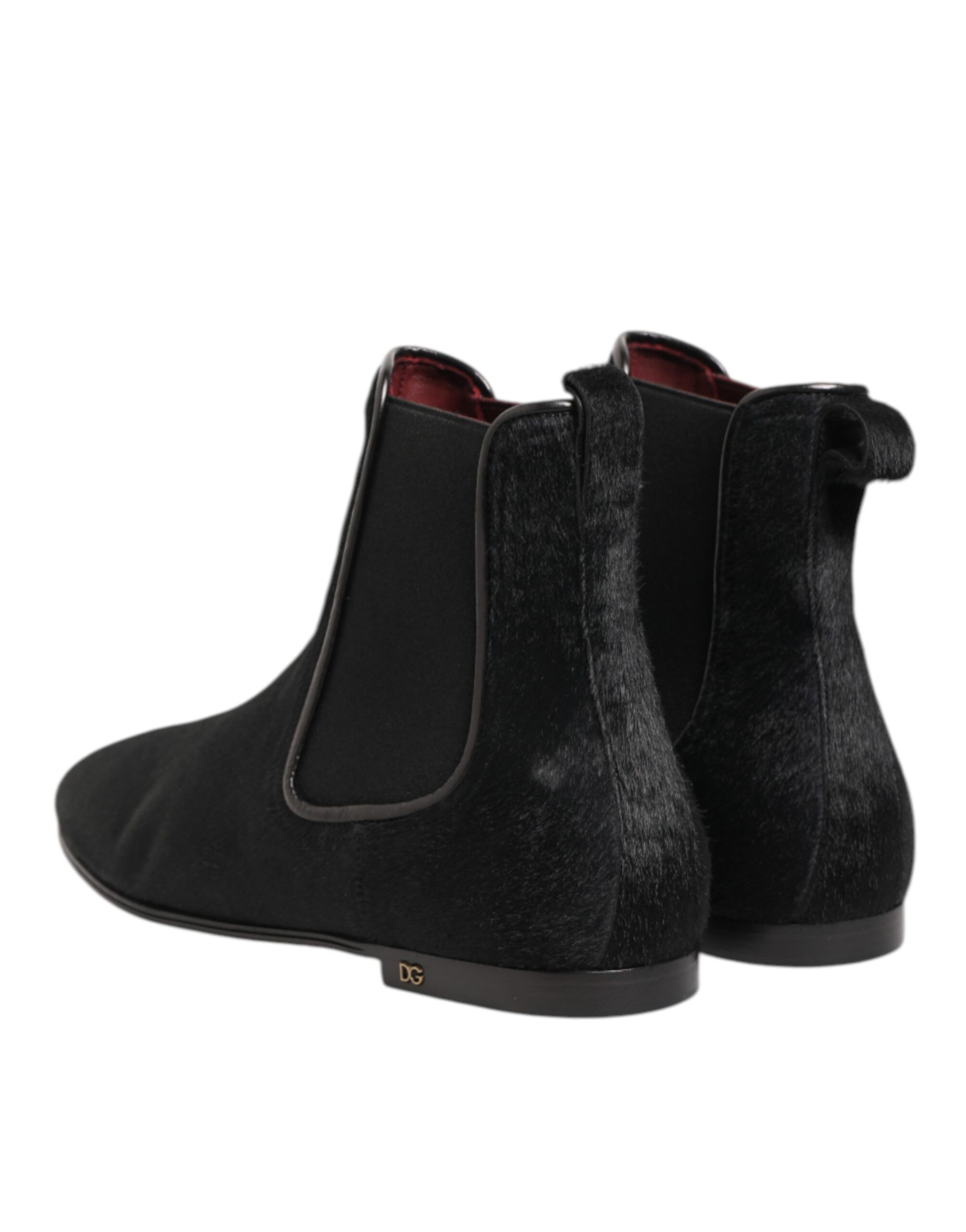 Leather Fur Men CHELSEA Boots Men's Shoes - Dolce & Gabbana - Modalova