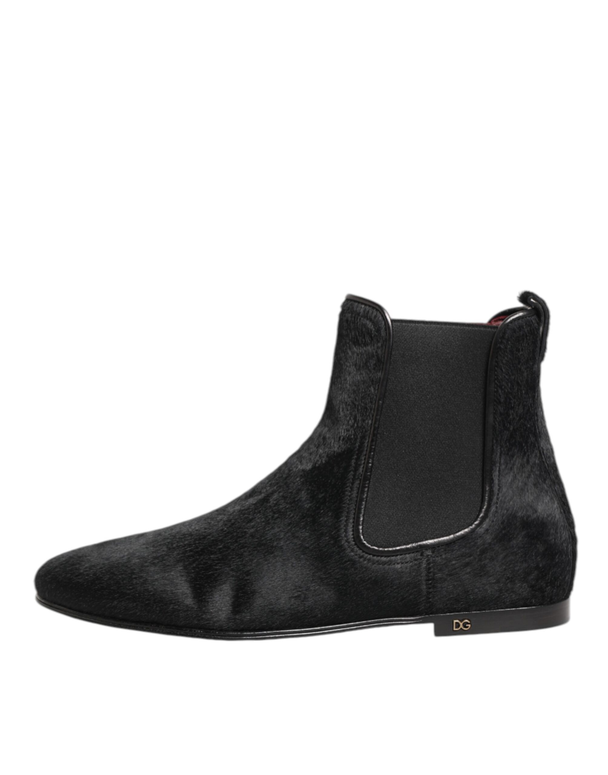 Leather Fur Men CHELSEA Boots Men's Shoes - Dolce & Gabbana - Modalova