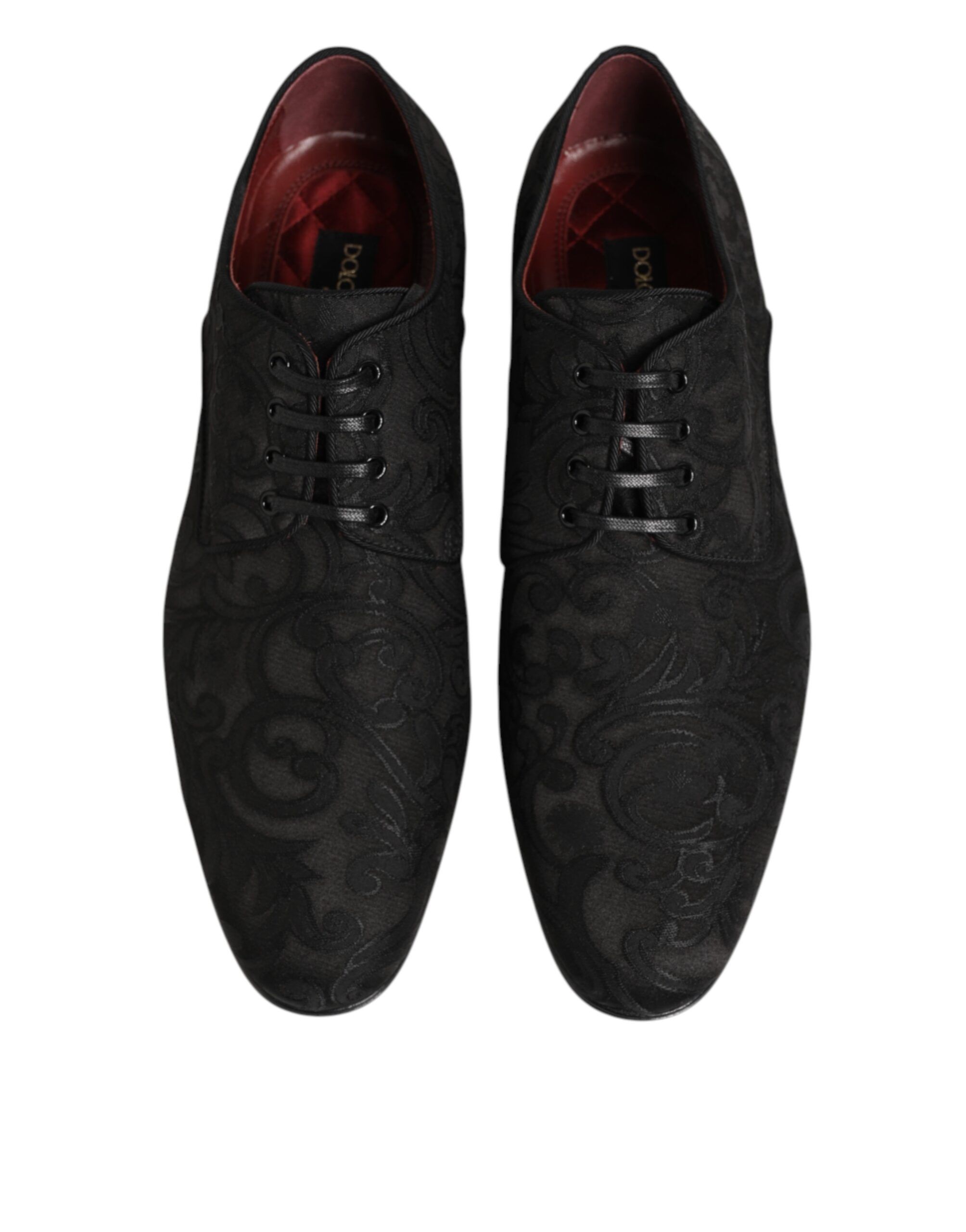 Brocade Lace Up Derby Men Dress Men's Shoes - Dolce & Gabbana - Modalova