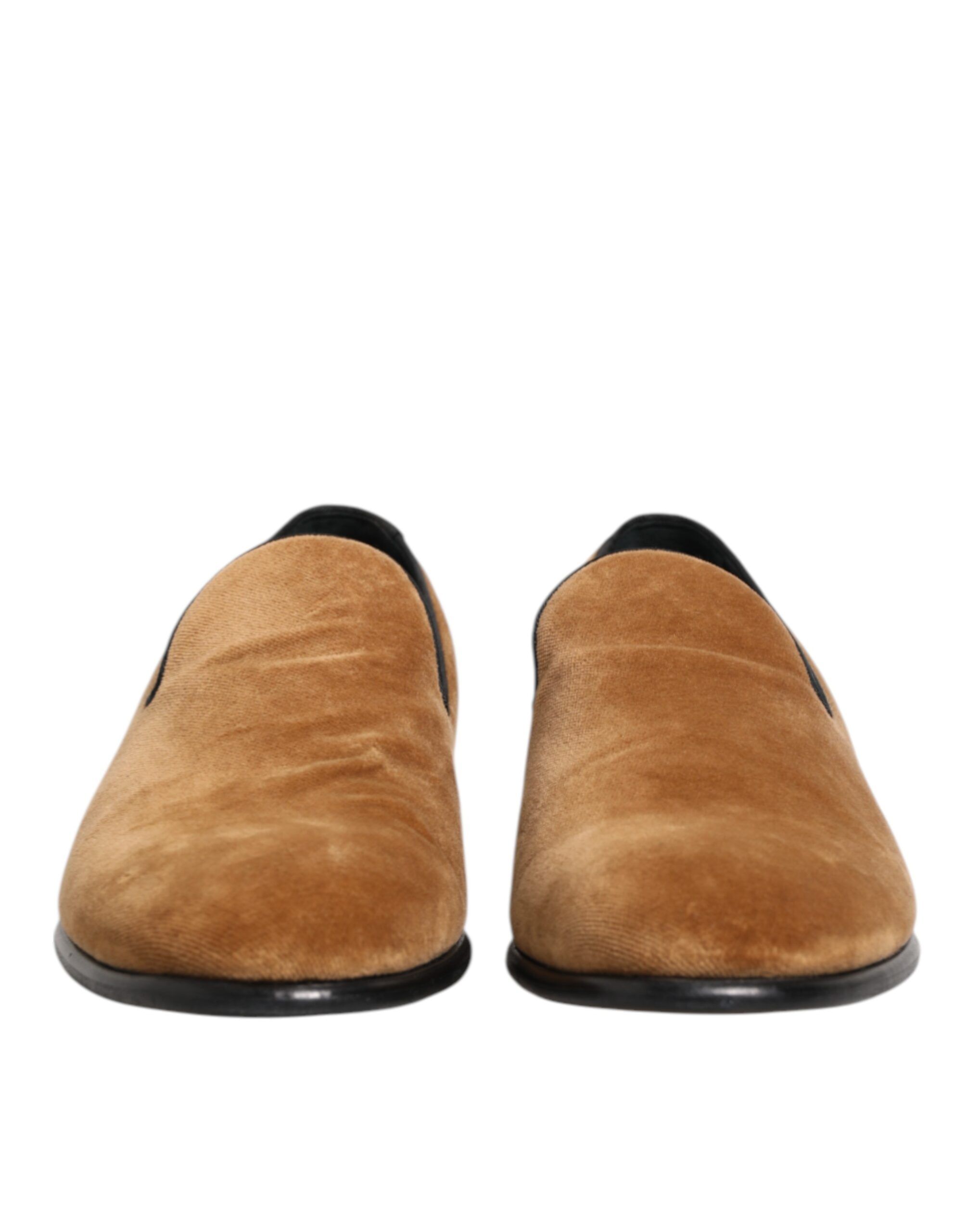 Suede Slip On Men Loafers Formal Men's Shoes - Dolce & Gabbana - Modalova