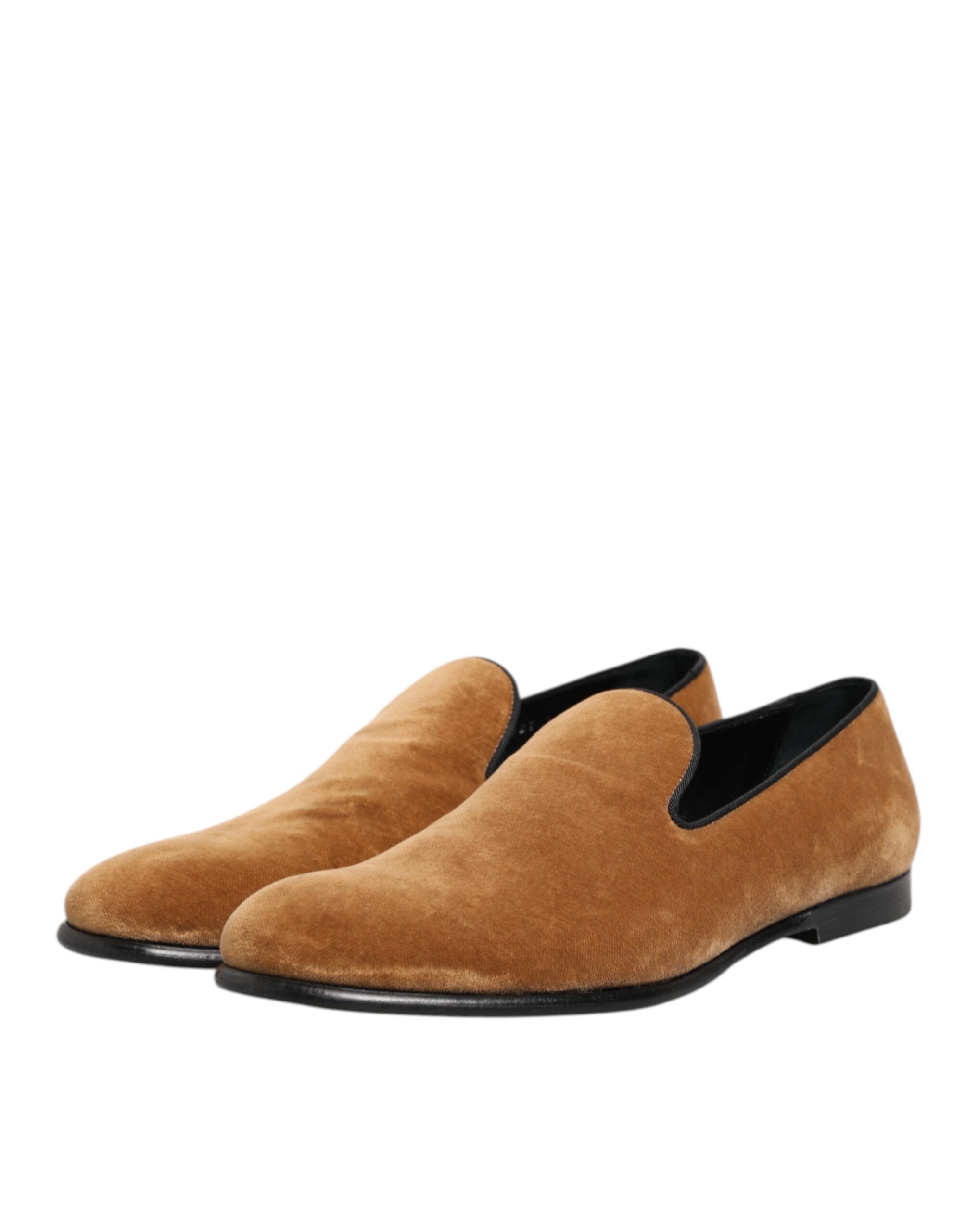 Suede Slip On Men Loafers Formal Men's Shoes - Dolce & Gabbana - Modalova