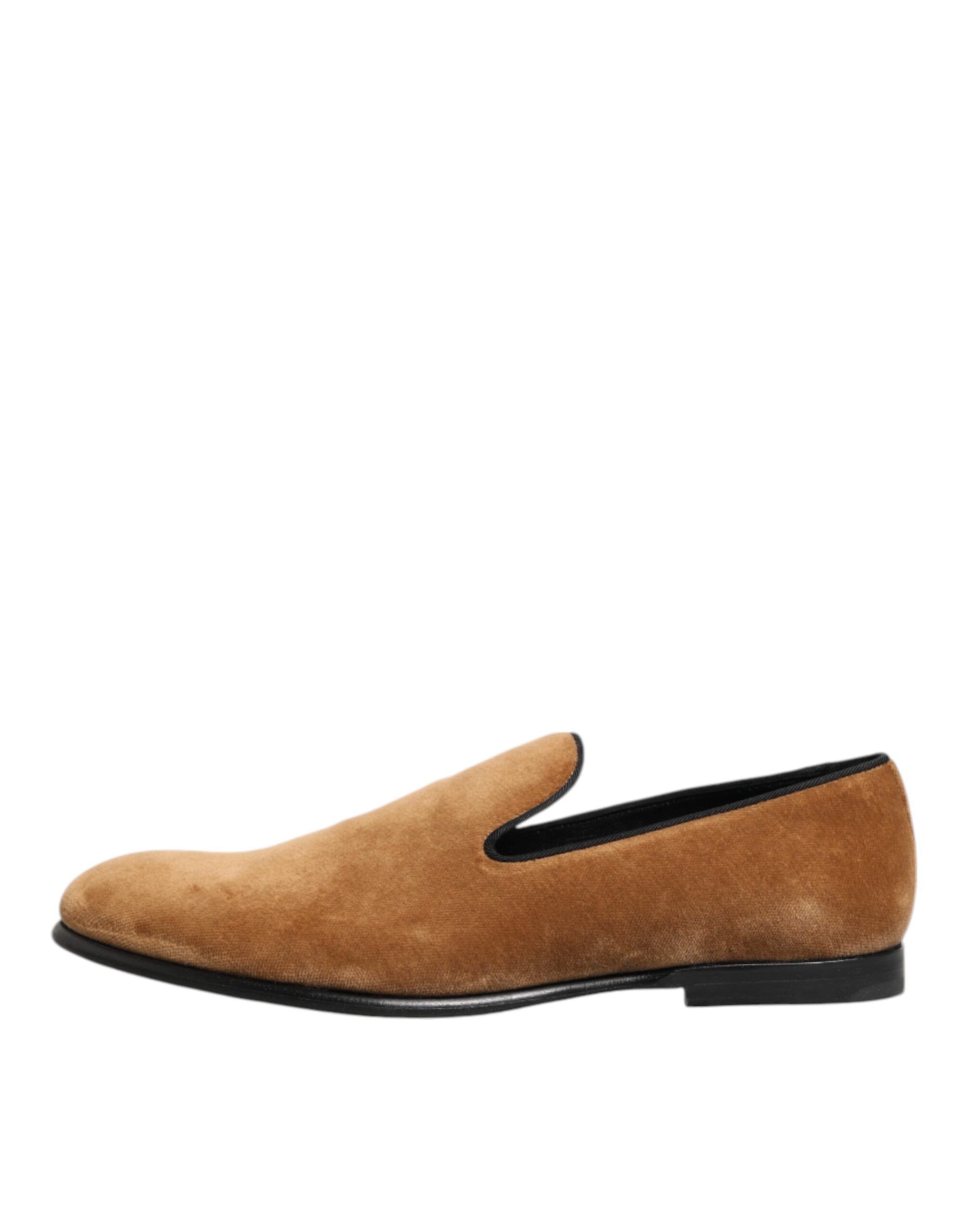 Suede Slip On Men Loafers Formal Men's Shoes - Dolce & Gabbana - Modalova