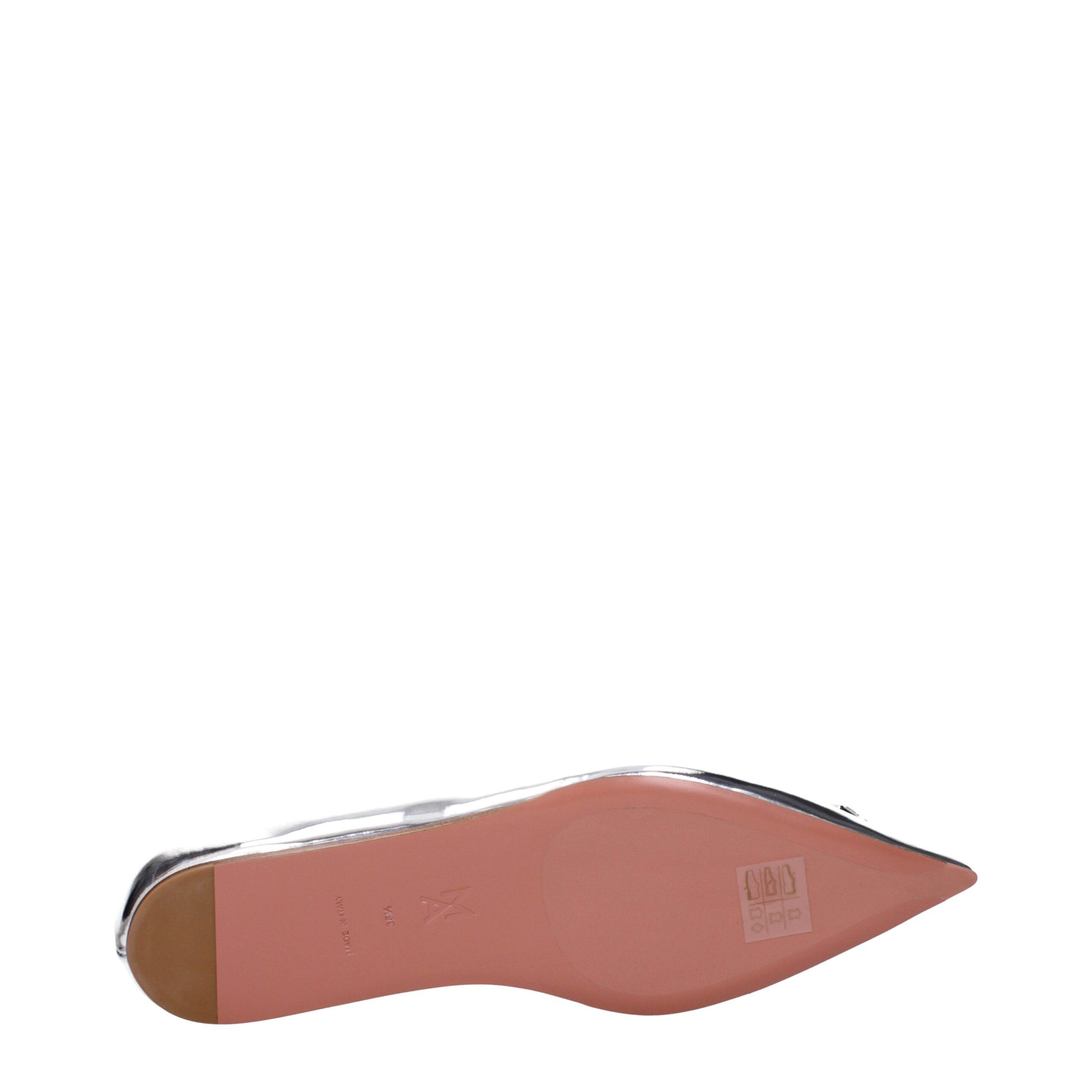 Leather Ballet Women's Flats - Amina Muaddi - Modalova