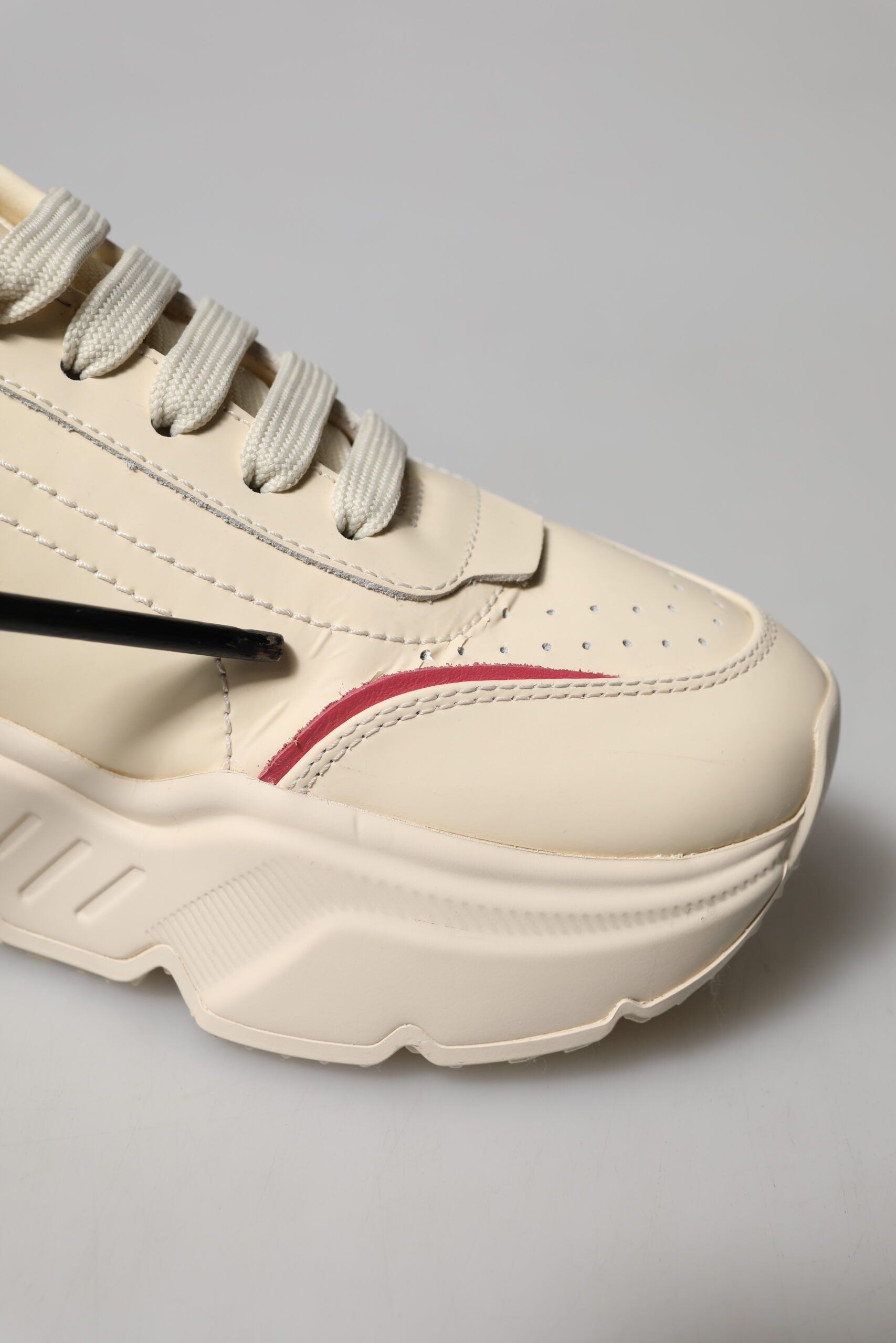 Pink Leather Daymaster Sneakers Women's Shoes (Pre-Owned) - Dolce & Gabbana - Modalova