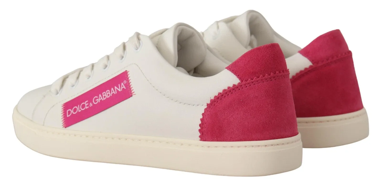 Suede Leather Low Top Sneakers Women's Shoes (Pre-Owned) - Dolce & Gabbana - Modalova
