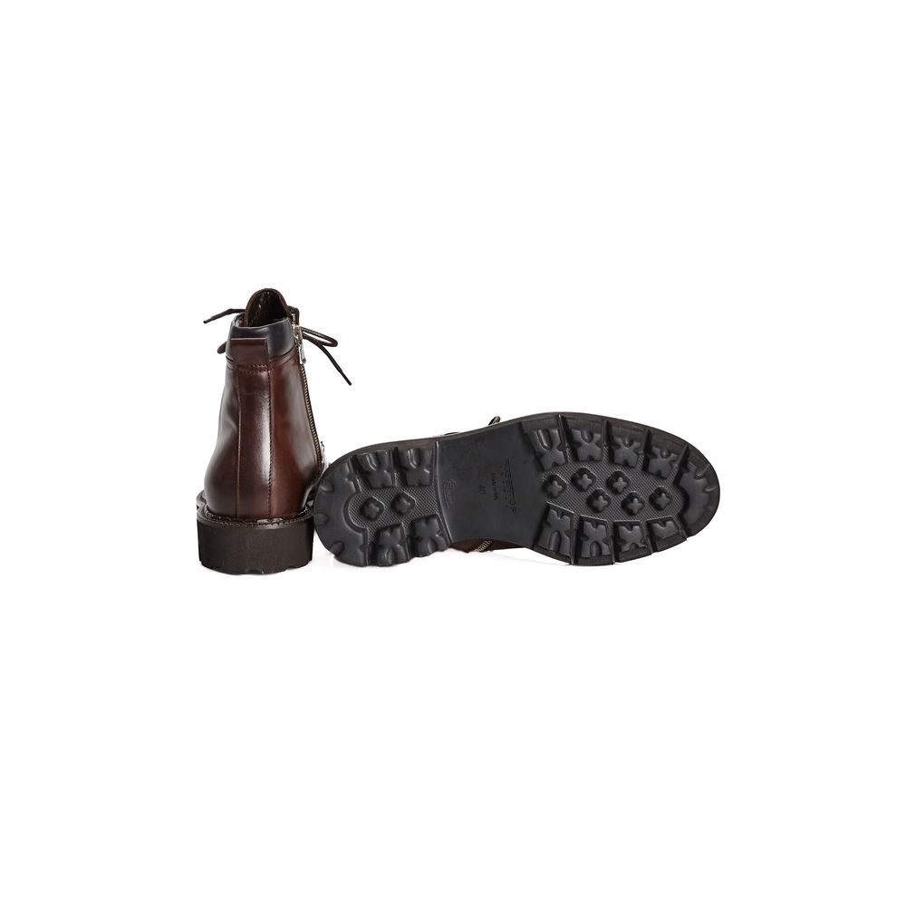 Calfskin Men Men's Boot - Roberto Pepe Luxury - Modalova