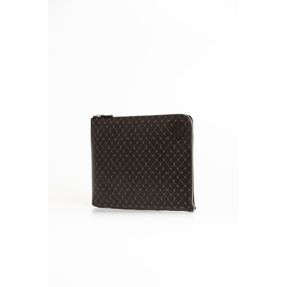 Leather Men Men's Clutch - Trussardi - Modalova