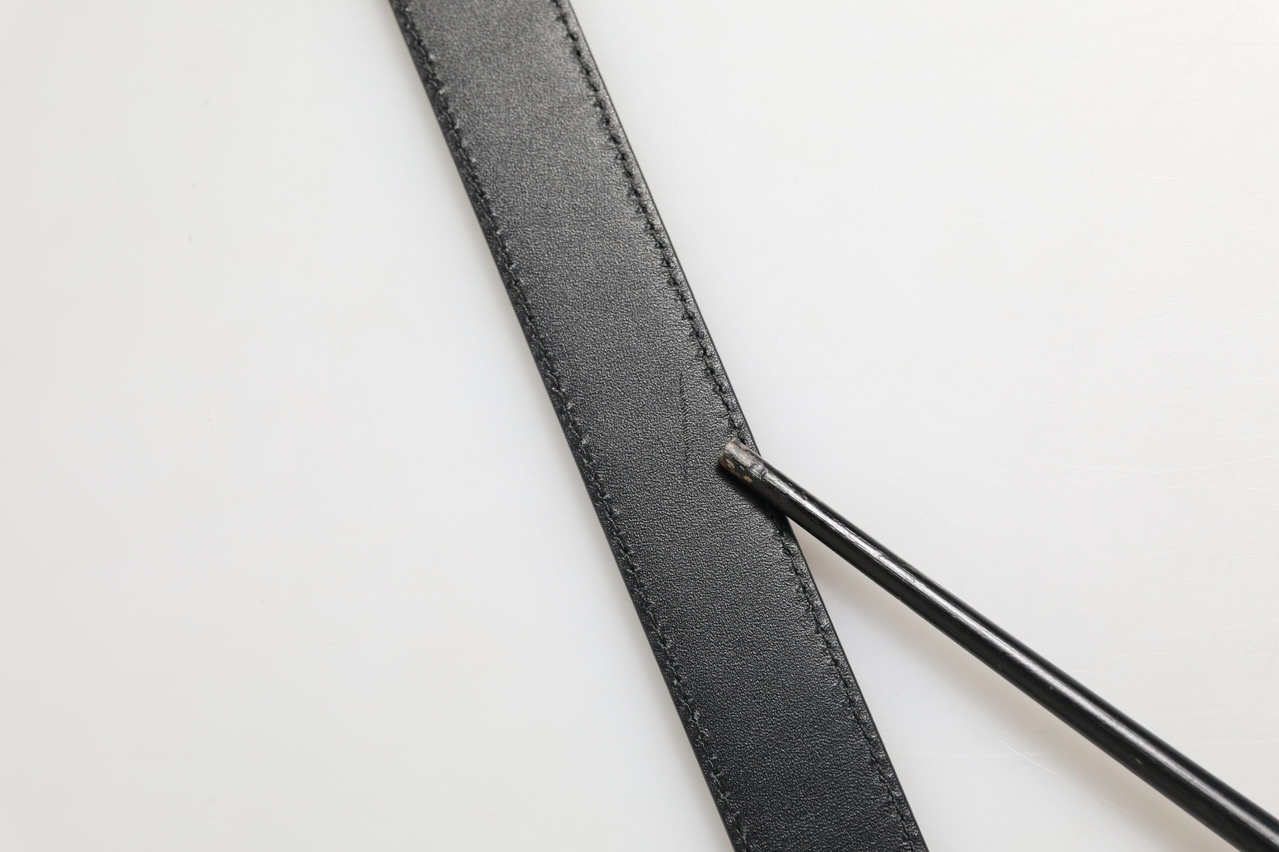 Textured Leather Silver Metal Buckle Men Men's Belt (Pre-Owned) - Dolce & Gabbana - Modalova