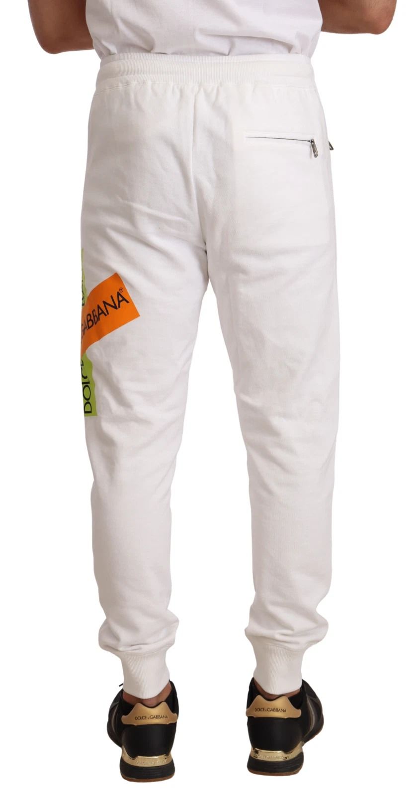 Cotton Logo Patch SweatMen's Jogging Men's Pants - Dolce & Gabbana - Modalova