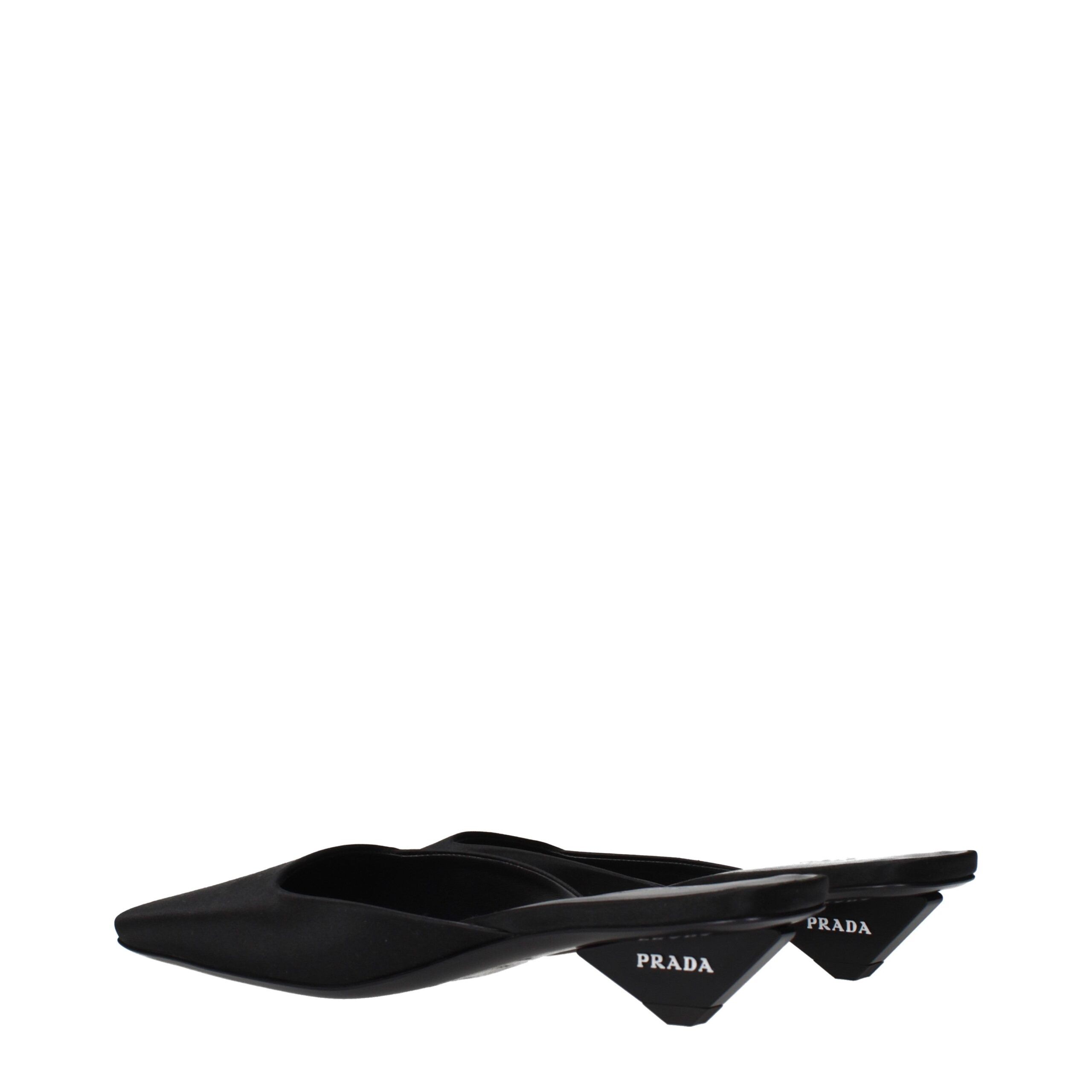 Satin Flat Women's Sandals - Prada - Modalova