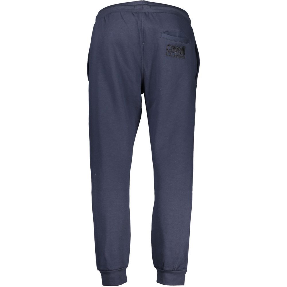 Blu Polyester Men's Track Men's Pant - Cavalli Class - Modalova