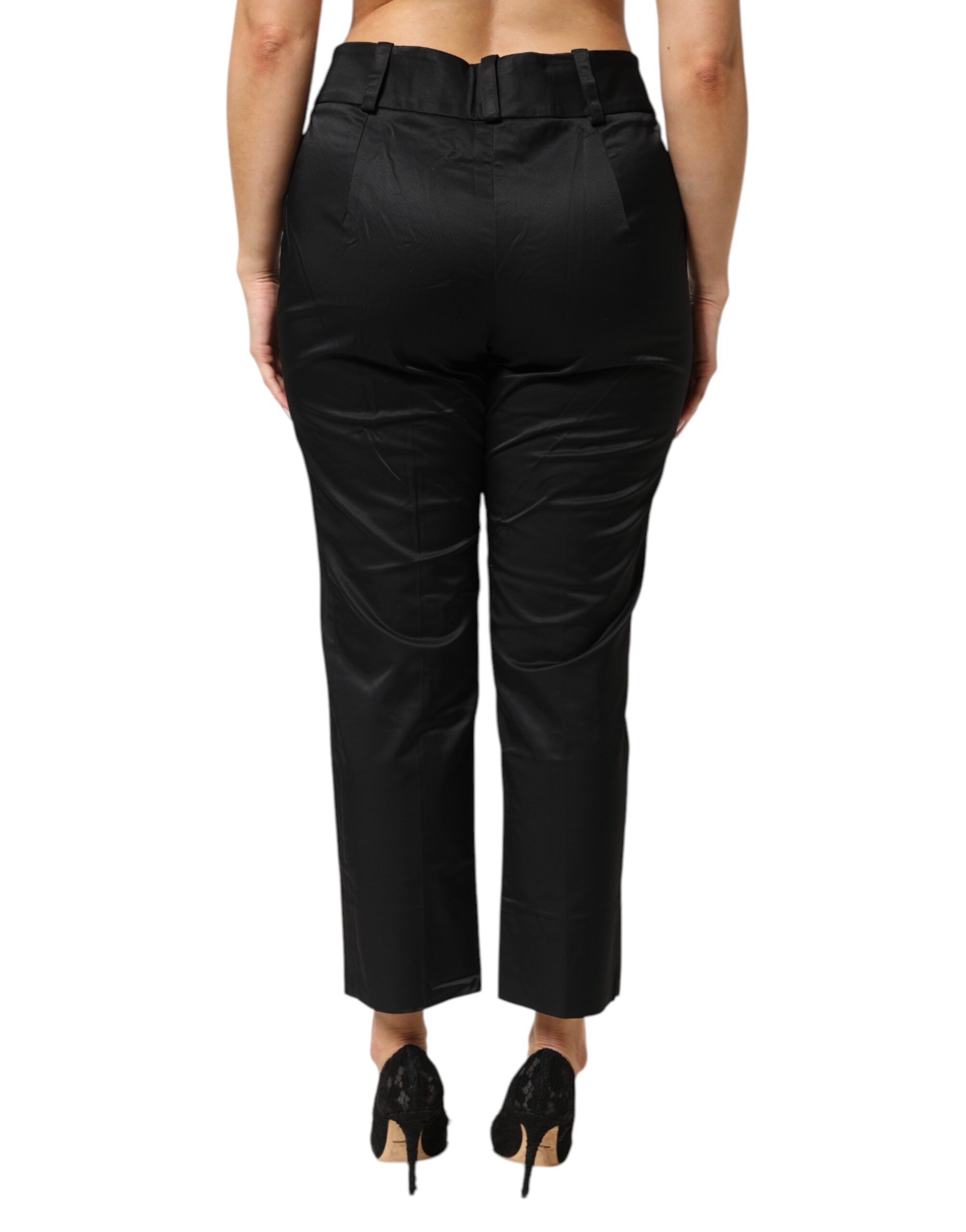 Cotton Blend Cropped Straight Leg Women's Pants - BENCIVENGA - Modalova
