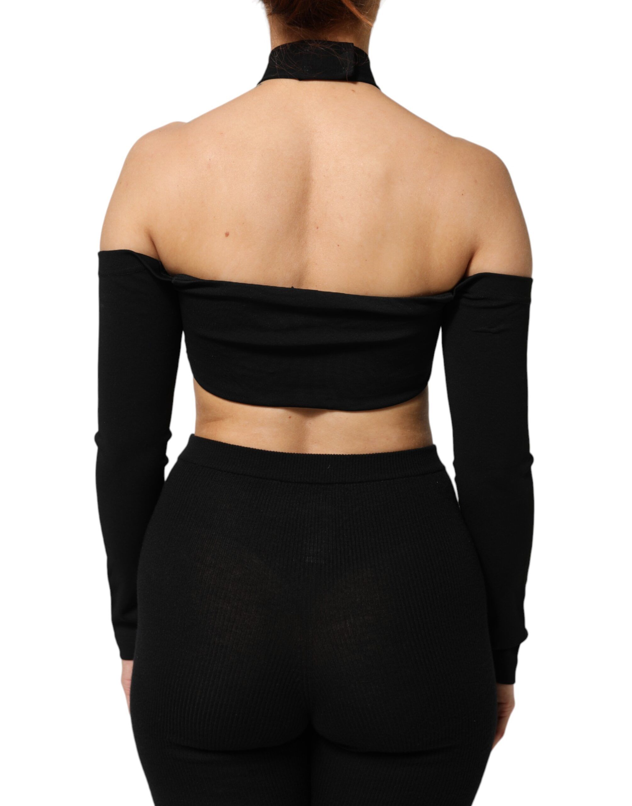 Viscose Halter Off Shoulder Cropped Women's Top (Pre-Owned) - Dolce & Gabbana - Modalova