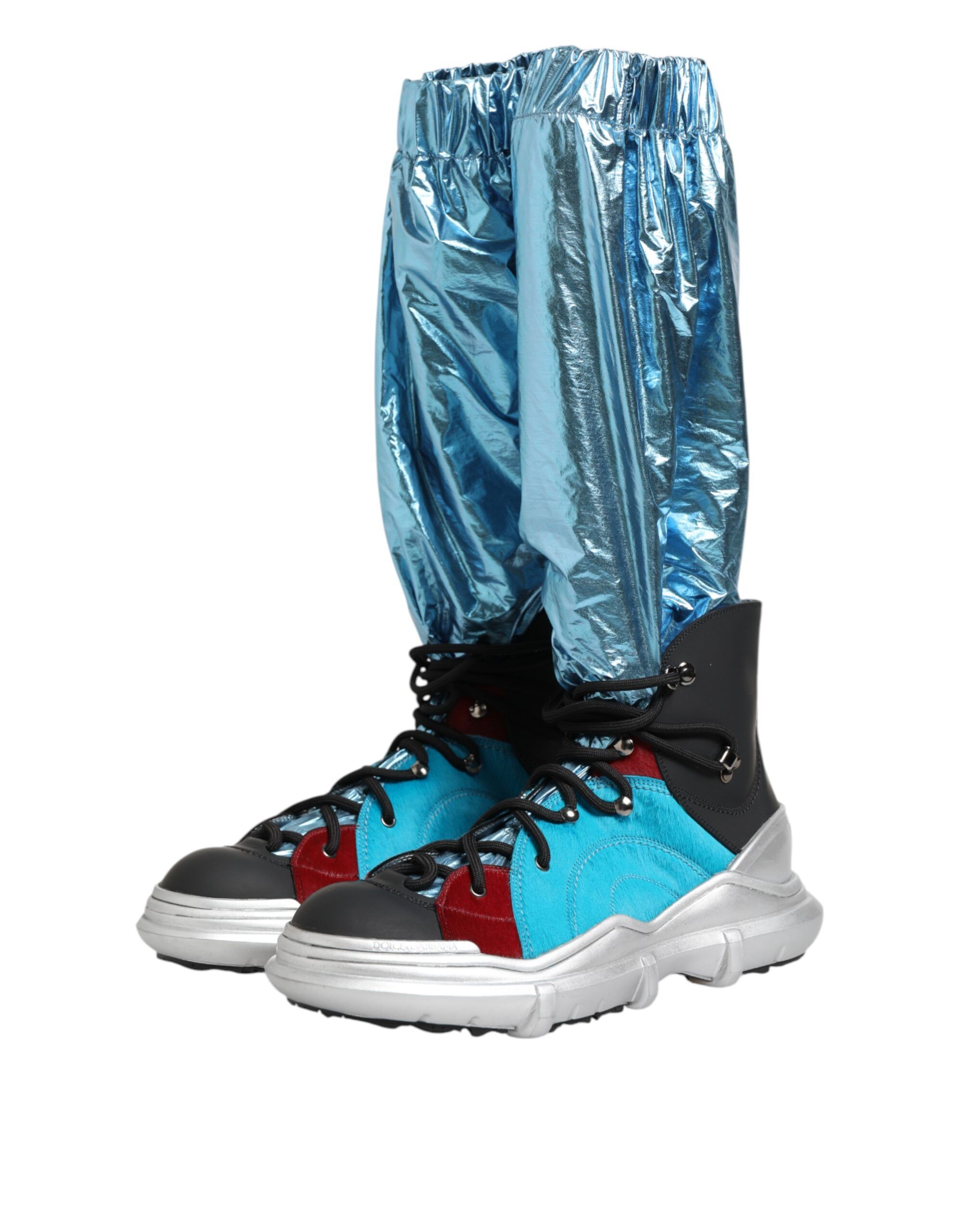 Lace Up Over The Knee Socks Men Boots Men's Shoes - Dolce & Gabbana - Modalova