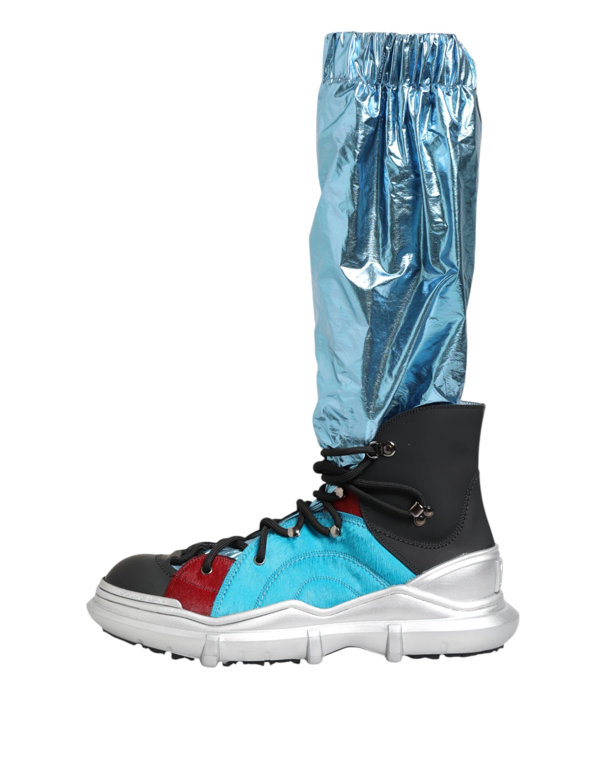 Lace Up Over The Knee Socks Men Boots Men's Shoes - Dolce & Gabbana - Modalova