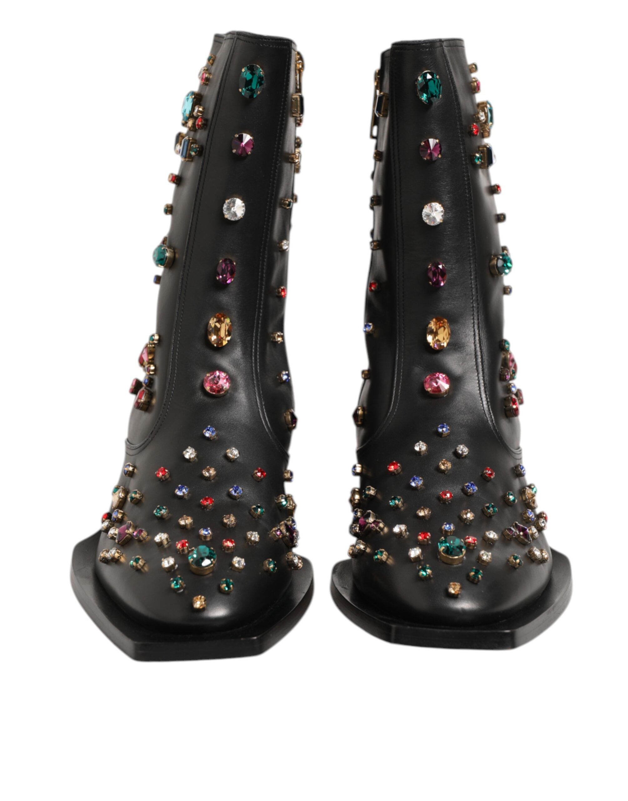 Crystal Embellished Men Short Boots Men's Shoes - Dolce & Gabbana - Modalova