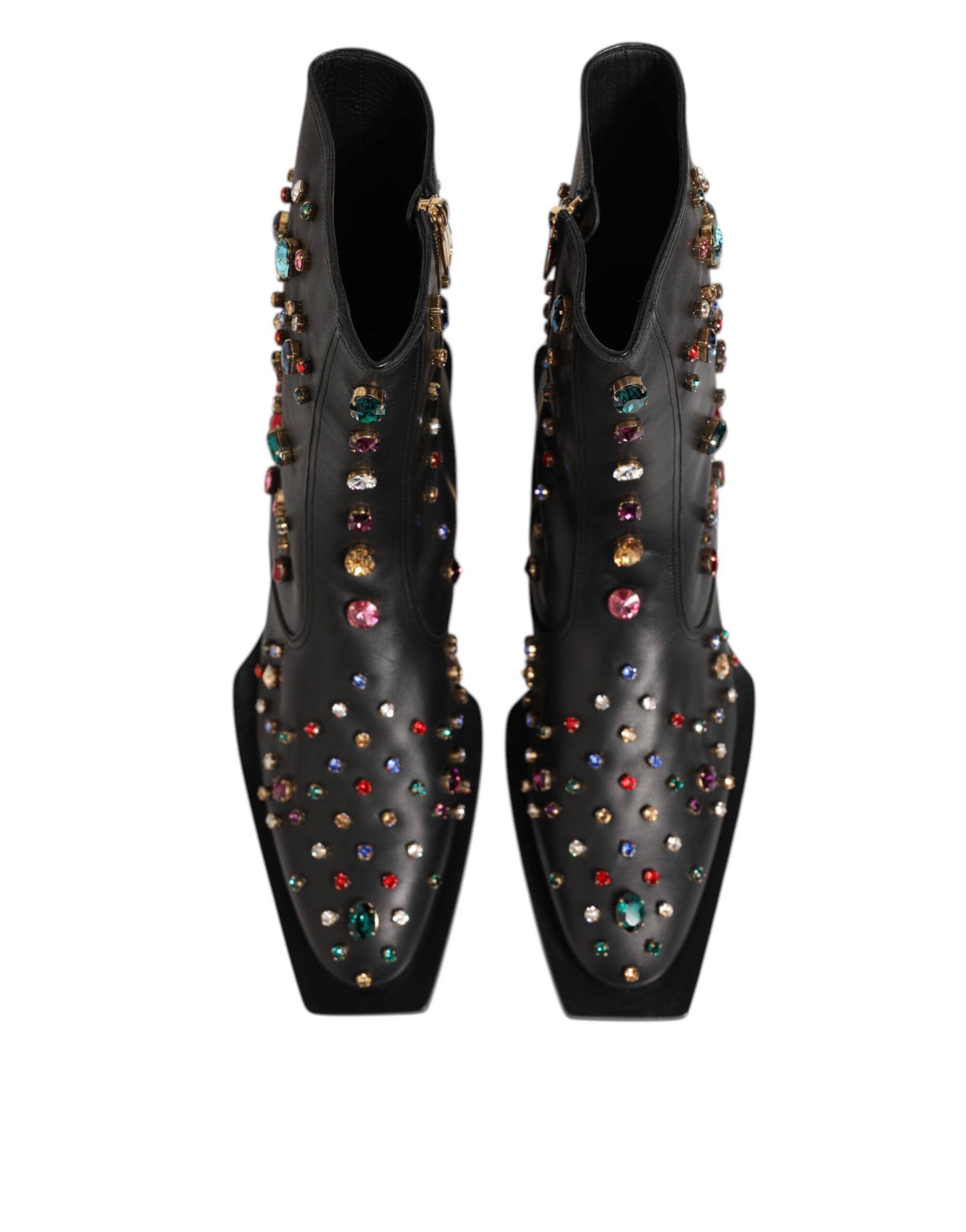 Crystal Embellished Men Short Boots Men's Shoes - Dolce & Gabbana - Modalova