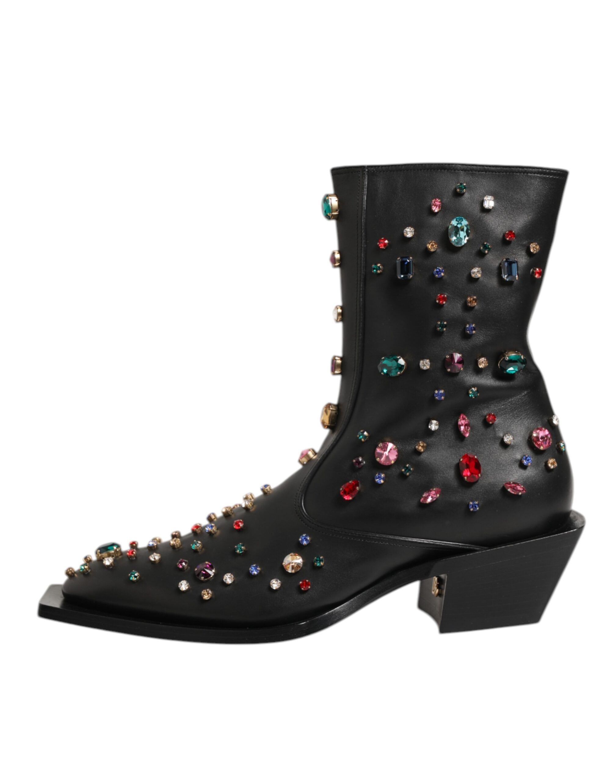 Crystal Embellished Men Short Boots Men's Shoes - Dolce & Gabbana - Modalova
