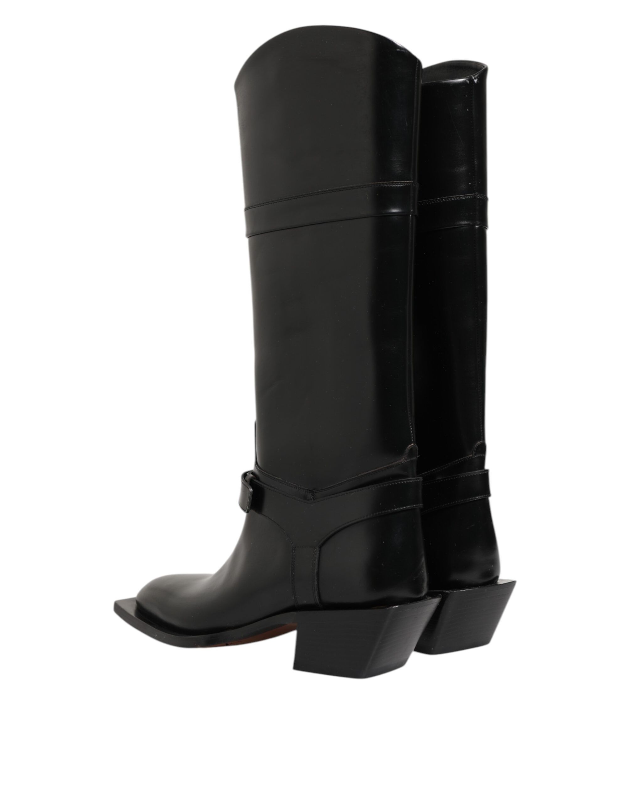Logo Plaque Over The Calf Boots Men's Shoes (Pre-Owned) - Dolce & Gabbana - Modalova