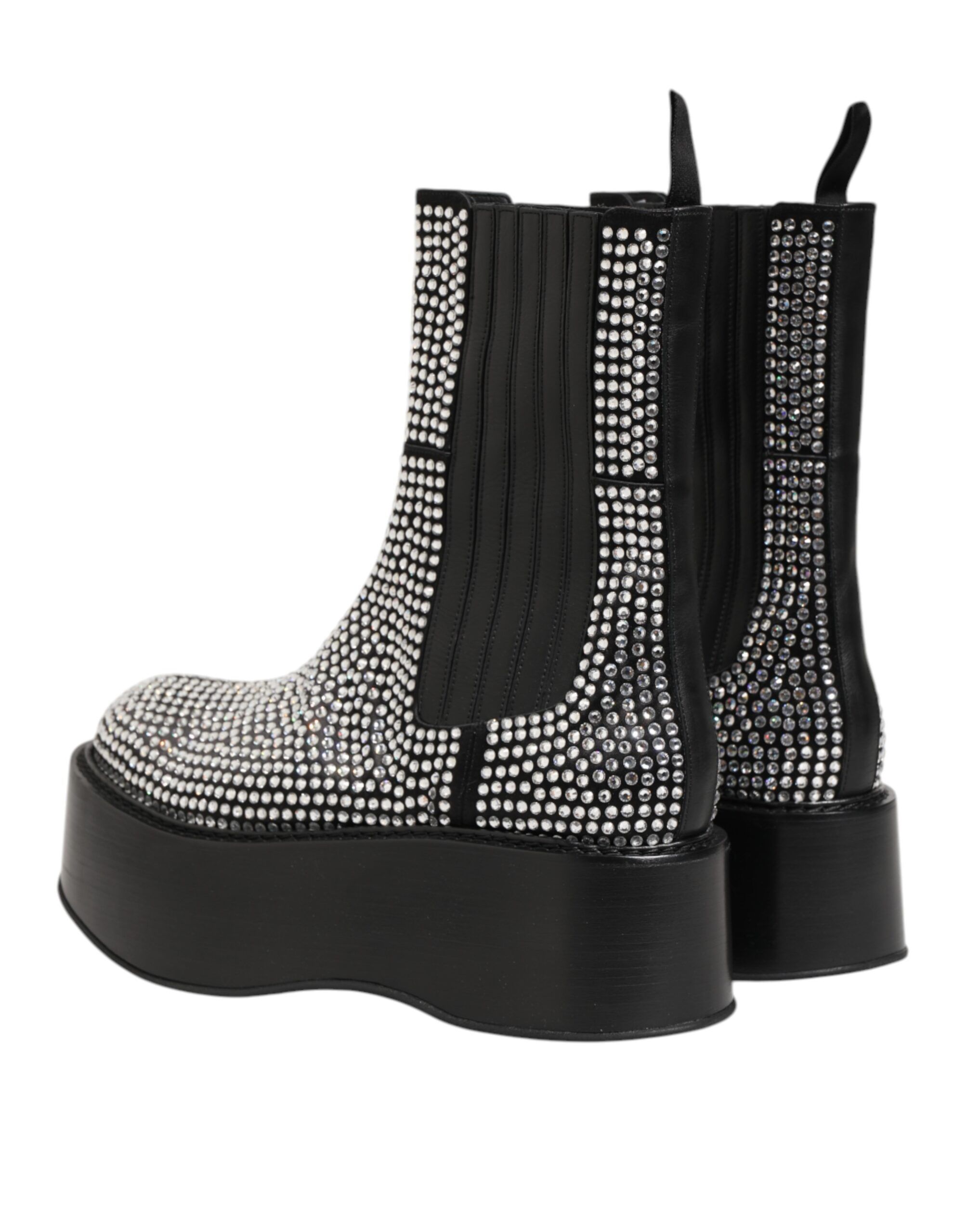 Crystal Strass Mid Calf Short Boots Men's Shoes - Dolce & Gabbana - Modalova