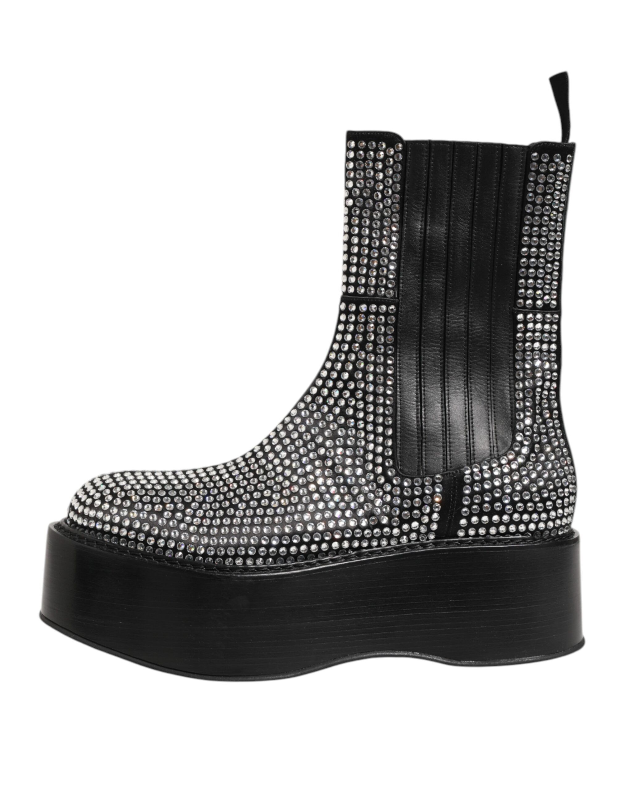 Crystal Strass Mid Calf Short Boots Men's Shoes - Dolce & Gabbana - Modalova