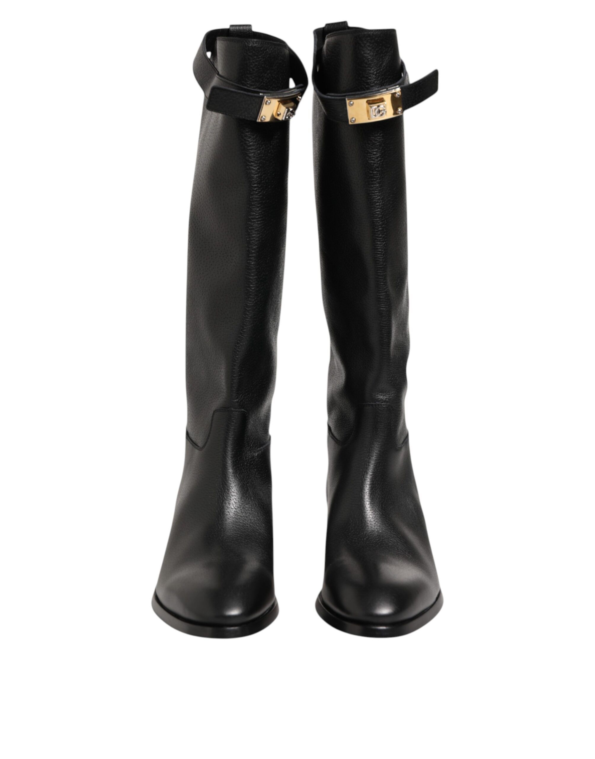 Logo Plaque Over The Calf Boots Men's Shoes - Dolce & Gabbana - Modalova