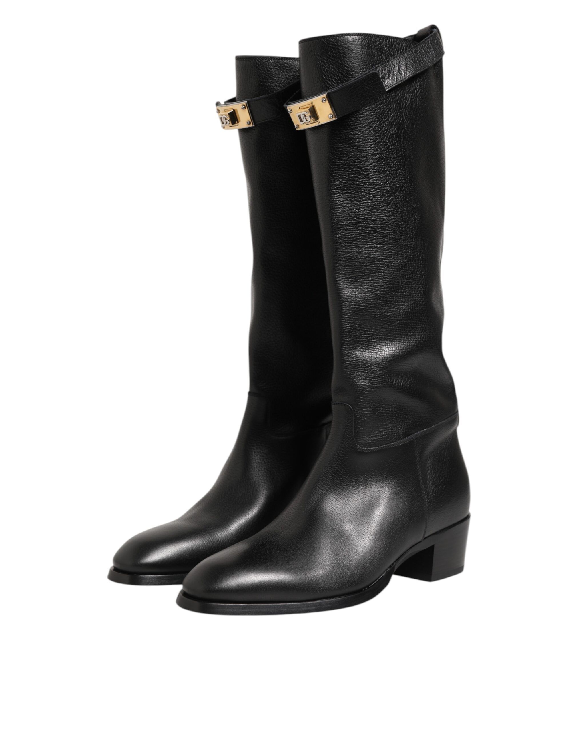 Logo Plaque Over The Calf Boots Men's Shoes - Dolce & Gabbana - Modalova
