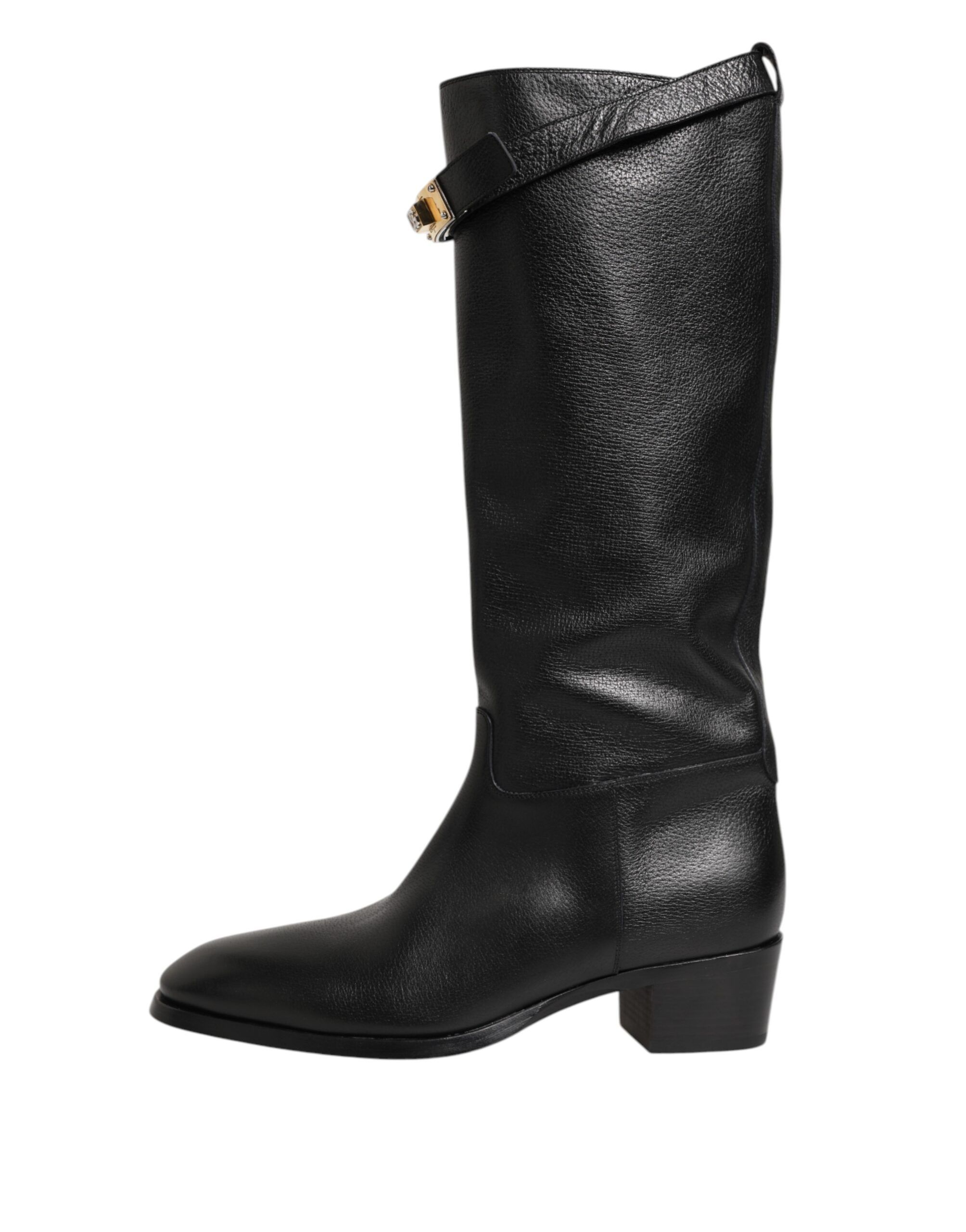 Logo Plaque Over The Calf Boots Men's Shoes - Dolce & Gabbana - Modalova