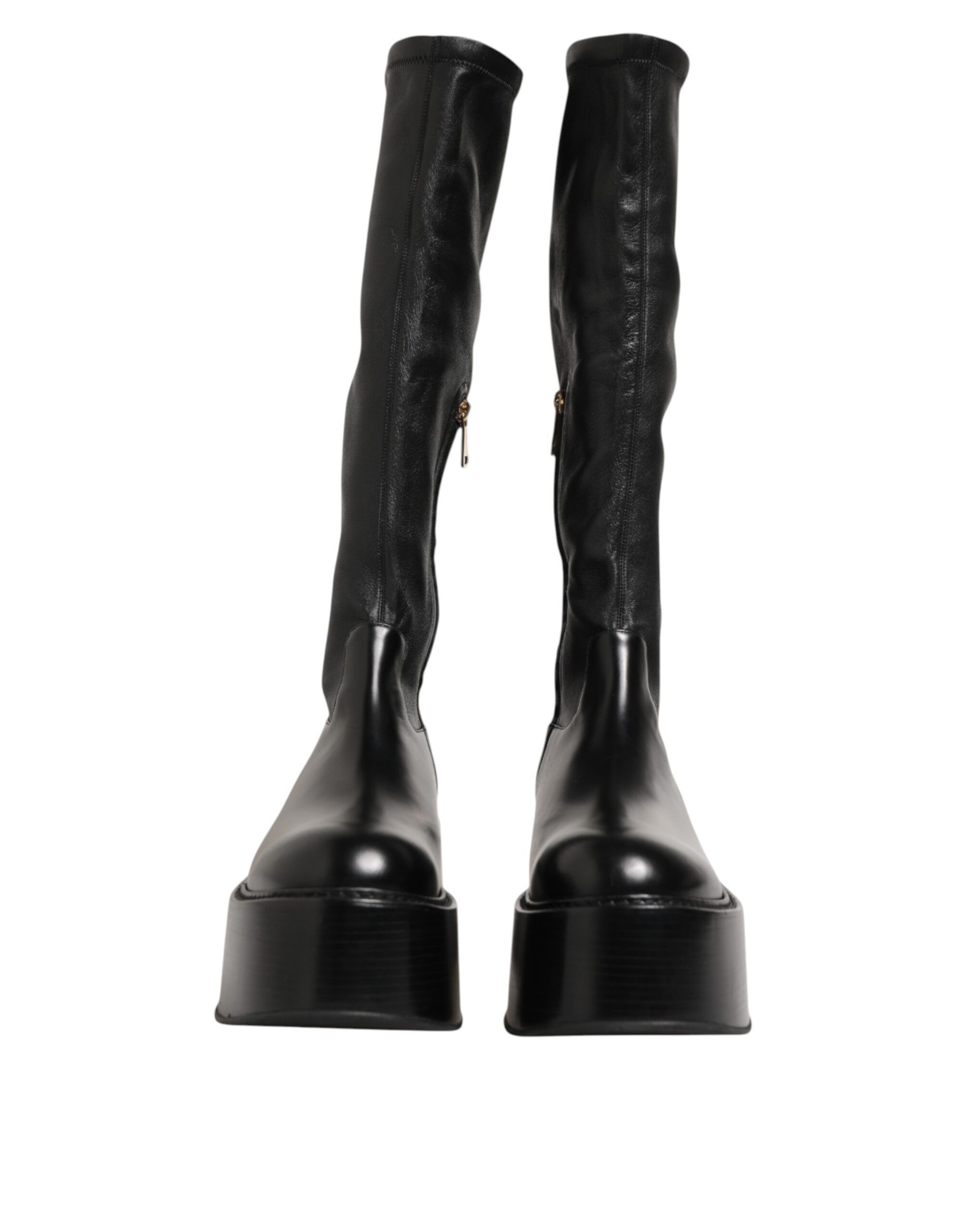 Logo Plaque Over The Calf Boots Men's Shoes - Dolce & Gabbana - Modalova