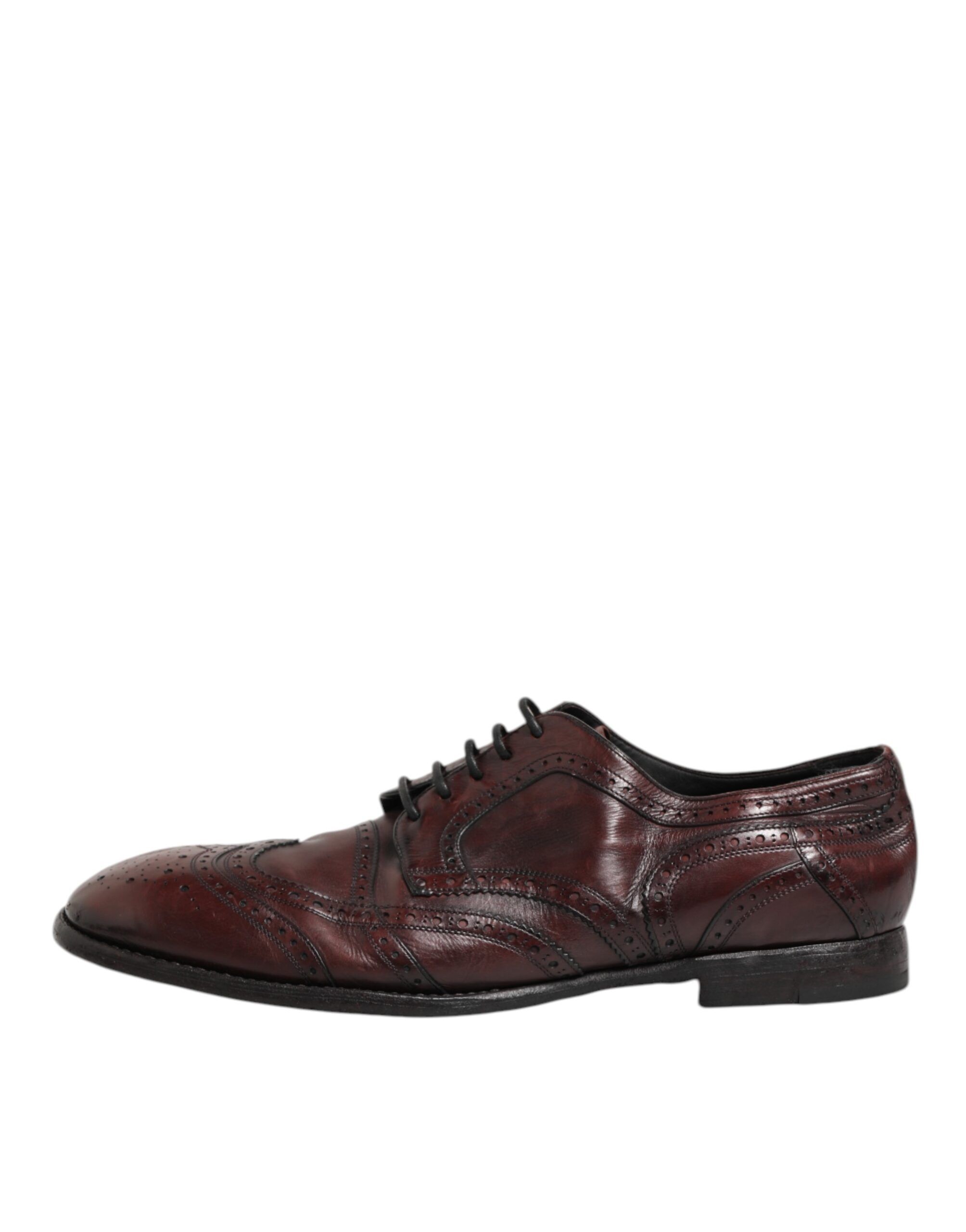 Leather Lace Up Dress Derby Men's Shoes (Pre-Owned) - Dolce & Gabbana - Modalova