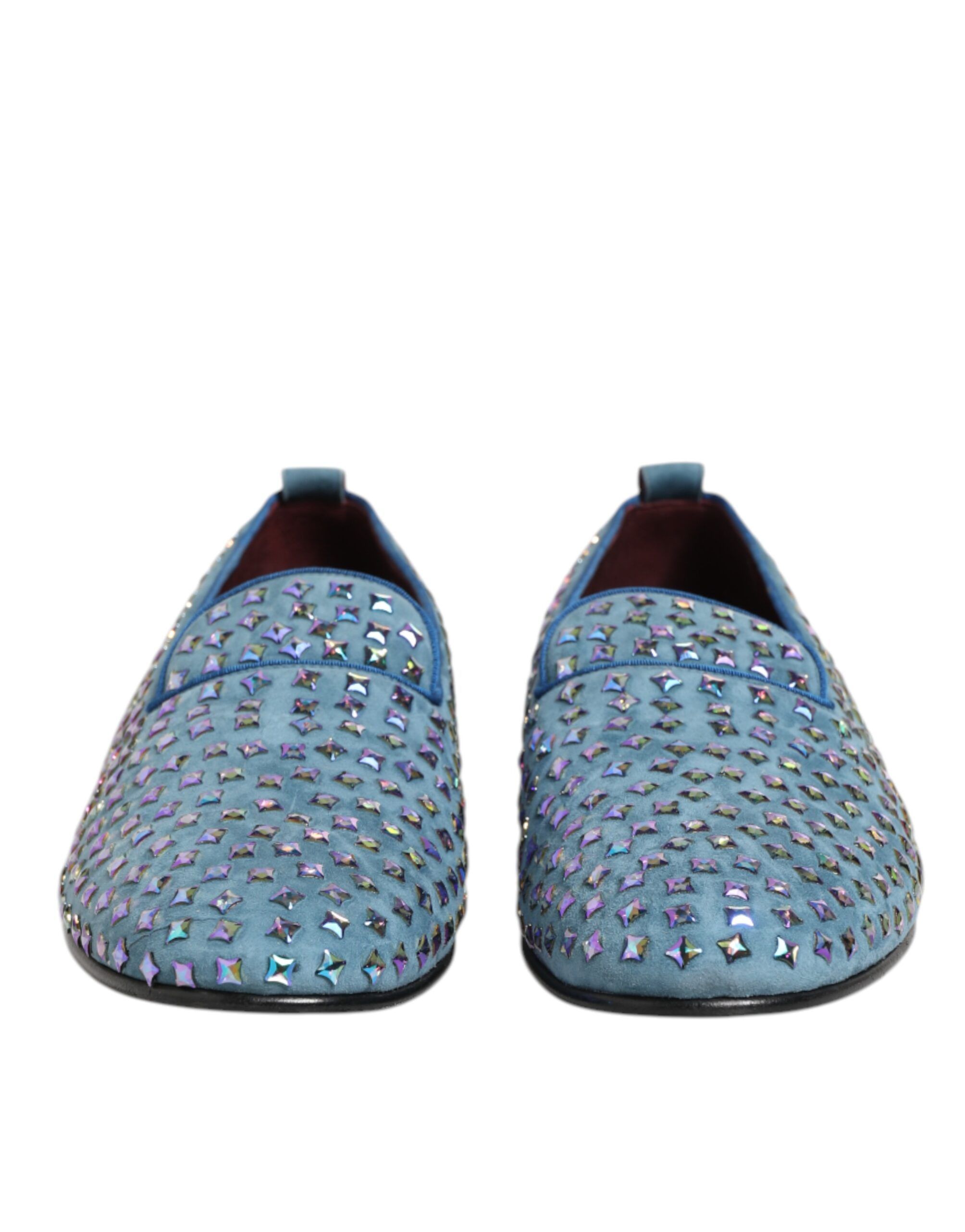 Suede Studded Dress Men Loafers Men's Shoes (Pre-Owned) - Dolce & Gabbana - Modalova